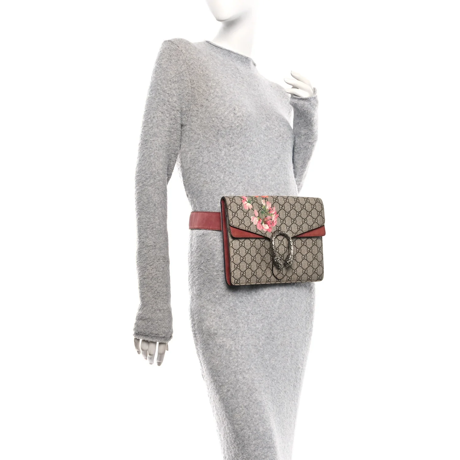 GG Supreme Monogram Blooms Dionysus Belt Bag Beige Multicolor Dry Rose - Image 2