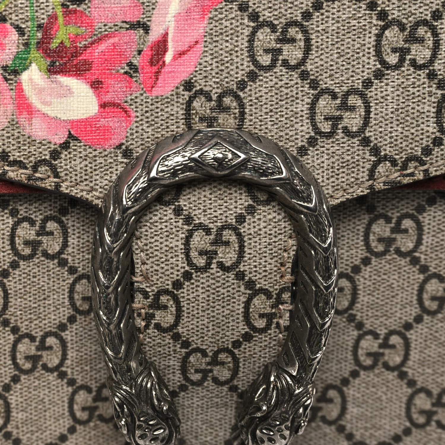 GG Supreme Monogram Blooms Dionysus Belt Bag Beige Multicolor Dry Rose - Image 8