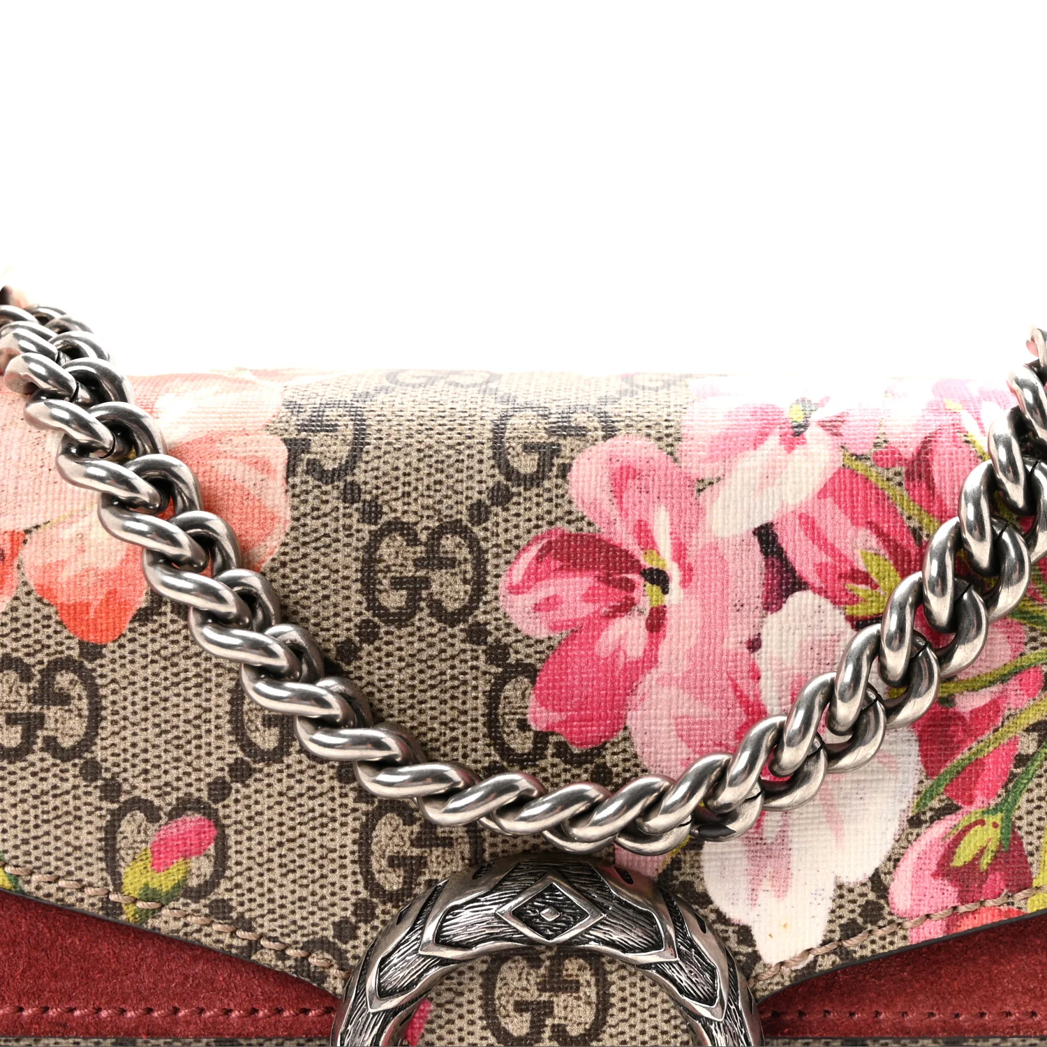 GG Supreme Monogram Blooms Mini Dionysus Shoulder Bag Beige Multicolor Dry Rose - Image 8