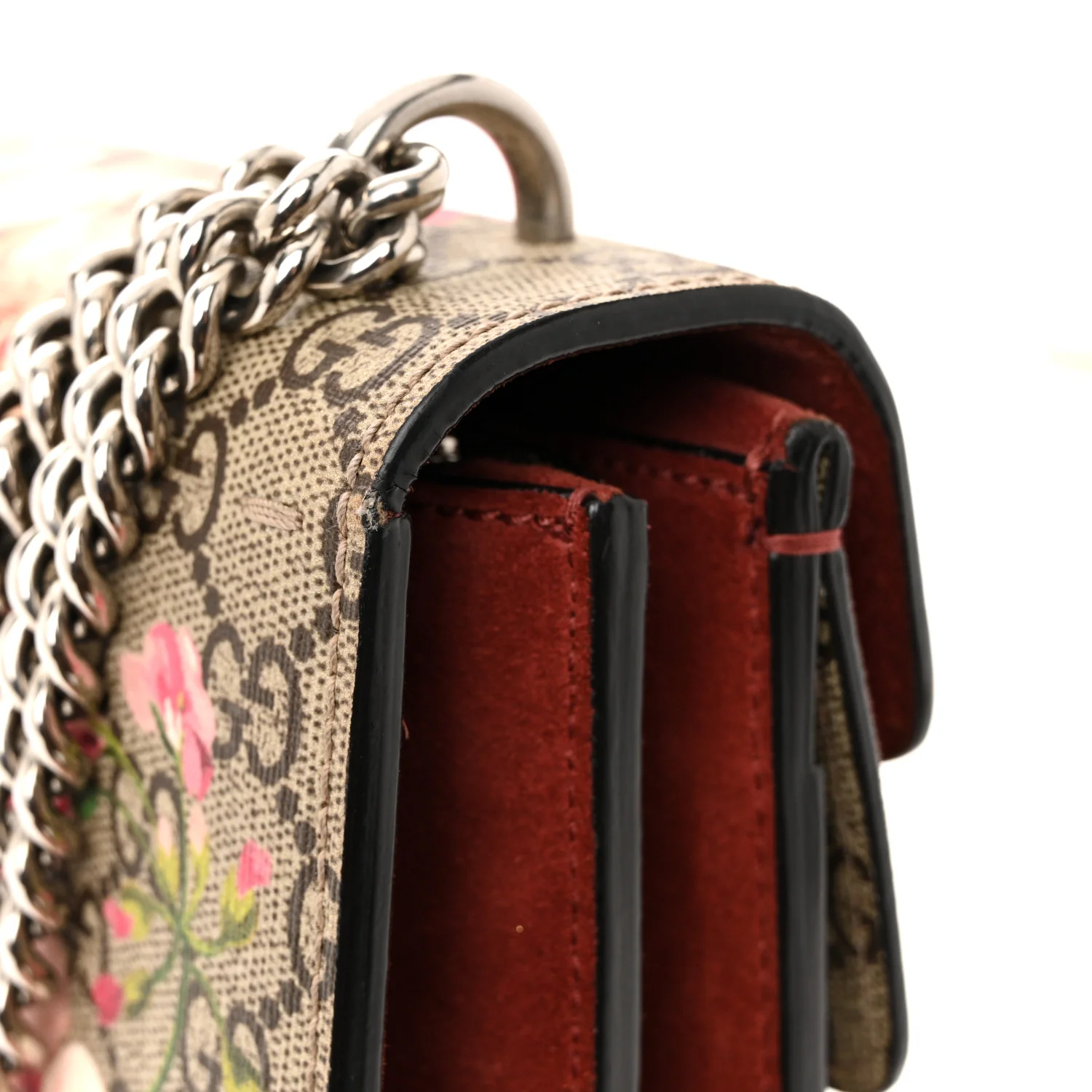 GG Supreme Monogram Blooms Small Dionysus Shoulder Bag Beige Multicolor Dry Rose - Image 11