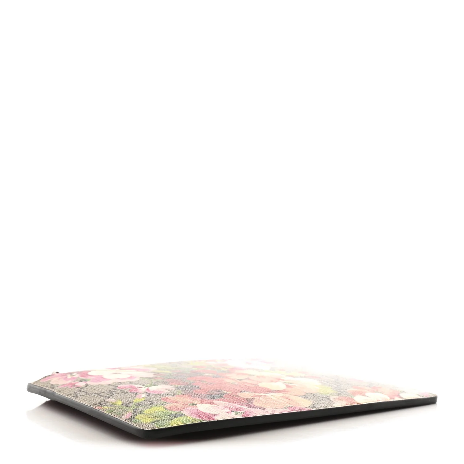 GG Supreme Monogram Blooms Small Zip Pouch Beige Multicolor Dry Rose - Image 4