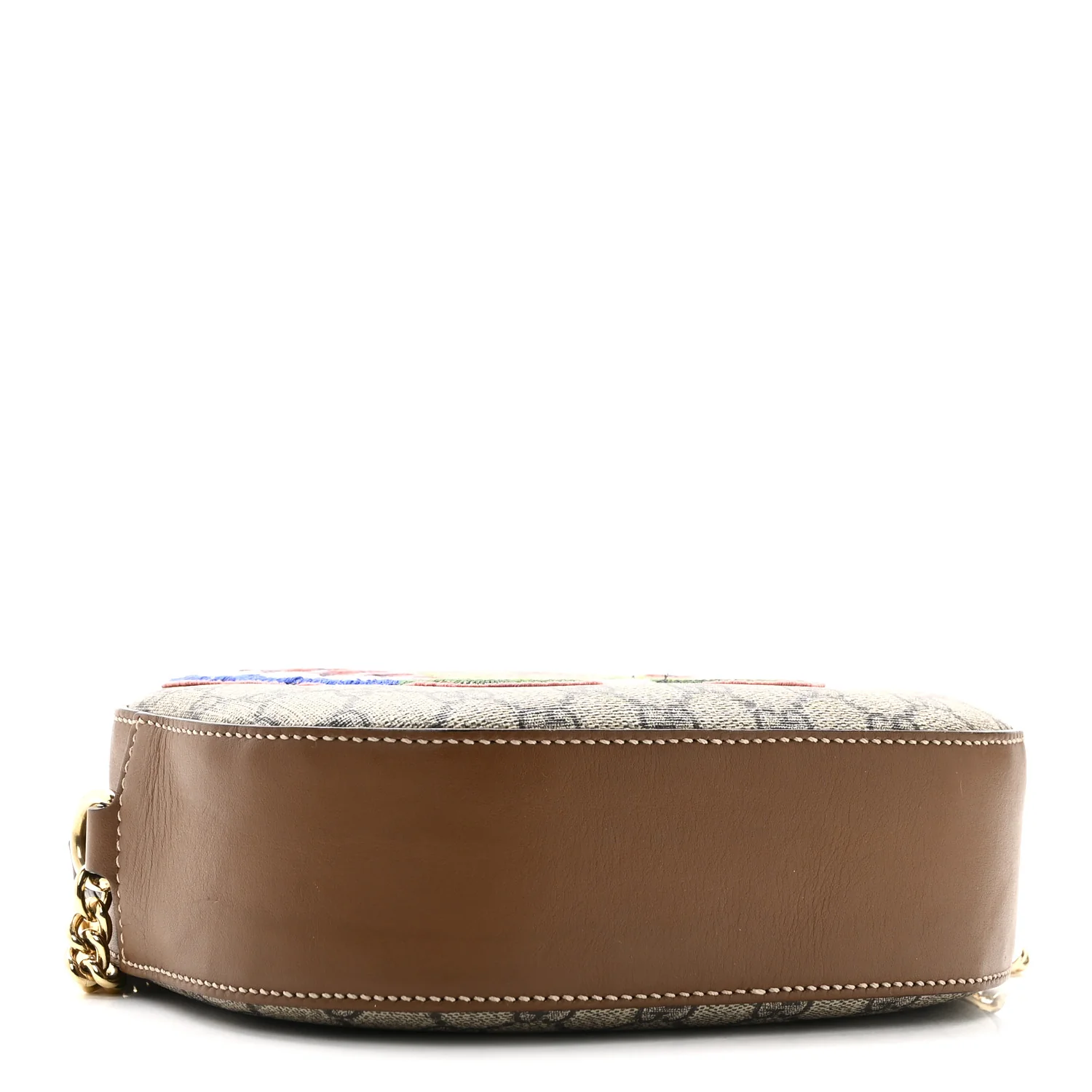 GG Supreme Monogram Butterfly Embroidered Mini Chain Shoulder Bag Beige Tuscany - Image 4
