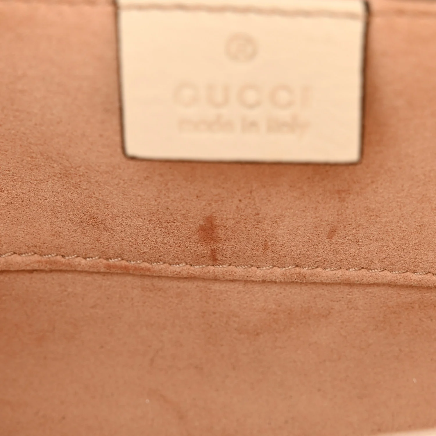 GG Supreme Monogram Calfskin Small Padlock Shoulder Bag Beige Mystic White Sun Oil - Image 11