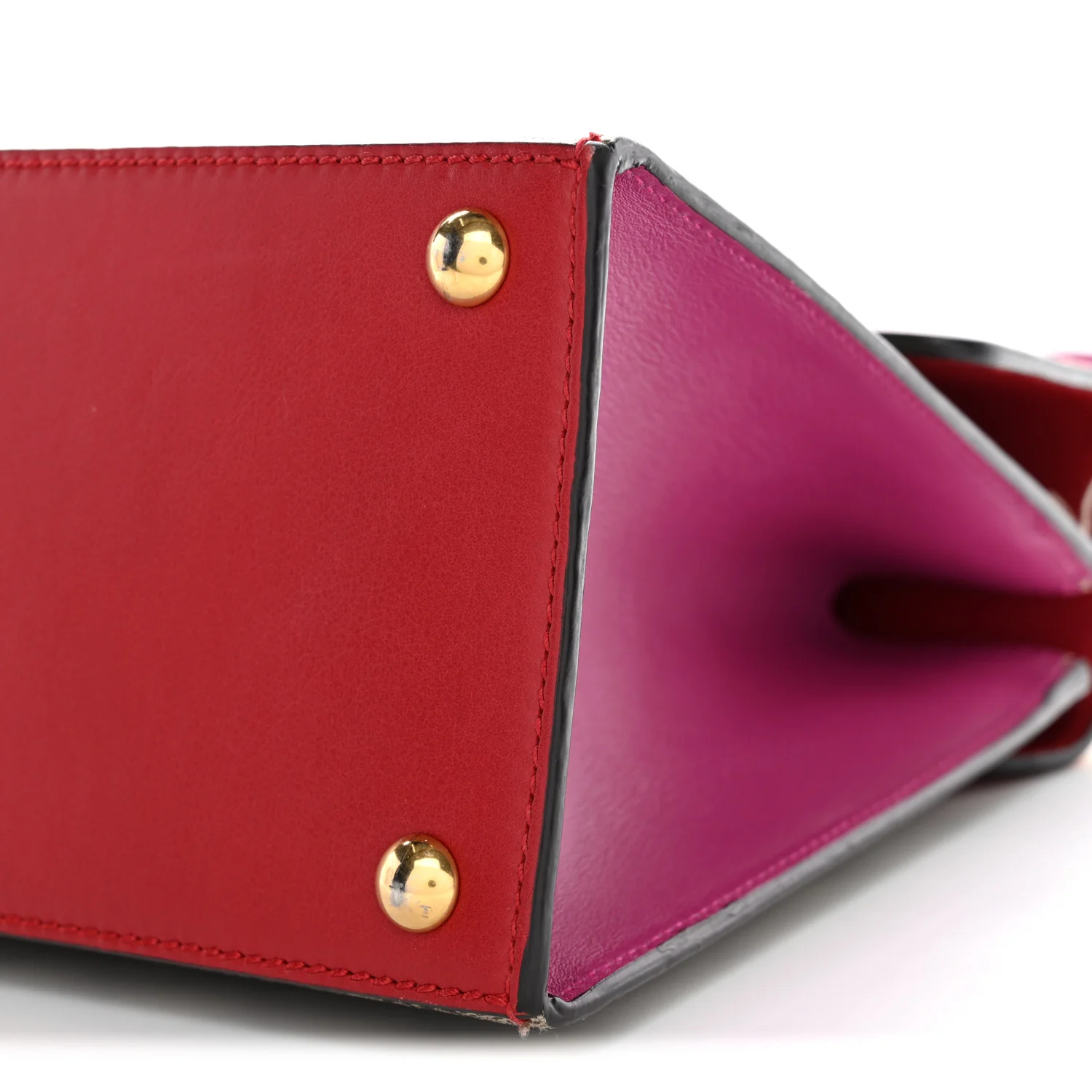 GG Supreme Monogram Calfskin Small Padlock Top Handle Bag Beige Hibiscus Red New Rosette - Image 27