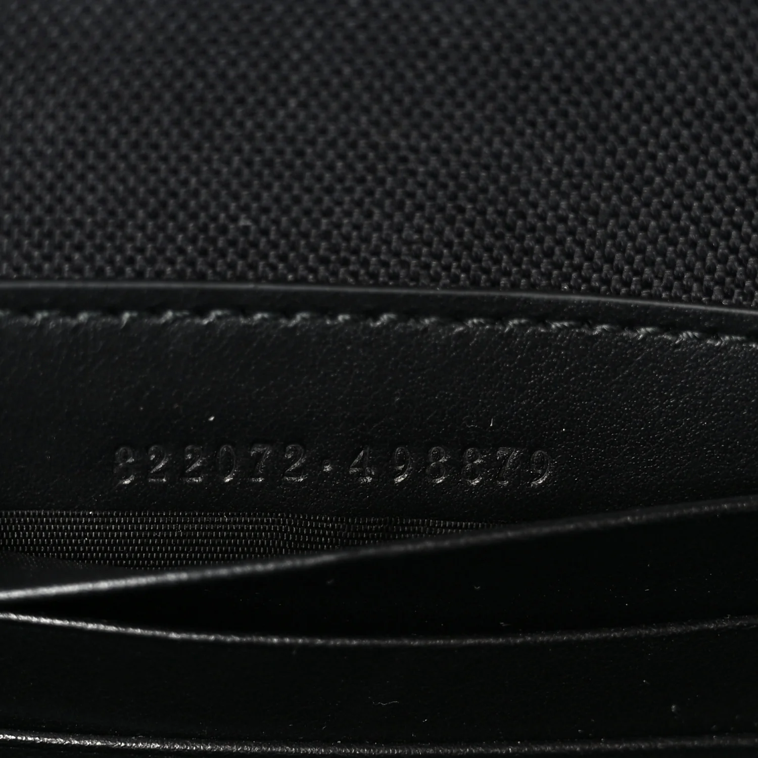 GG Supreme Monogram Calfskin Web Medium Messenger Bag Black Grey - Image 8