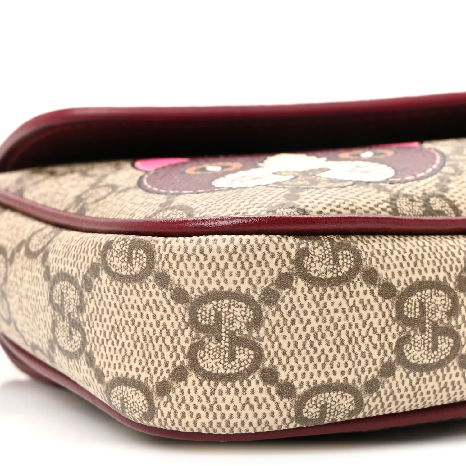 GG Supreme Monogram Cat Print Mini Shoulder Bag Beige Dark Brown - Image 8