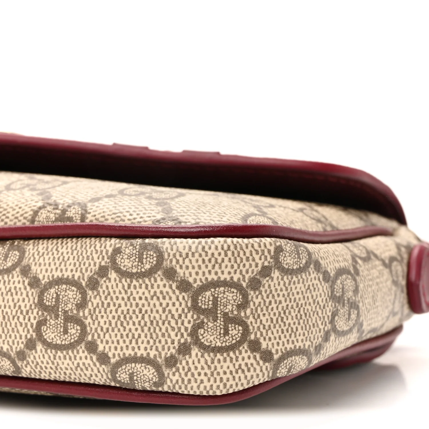 GG Supreme Monogram Cat Print Mini Shoulder Bag Beige Dark Brown - Image 9