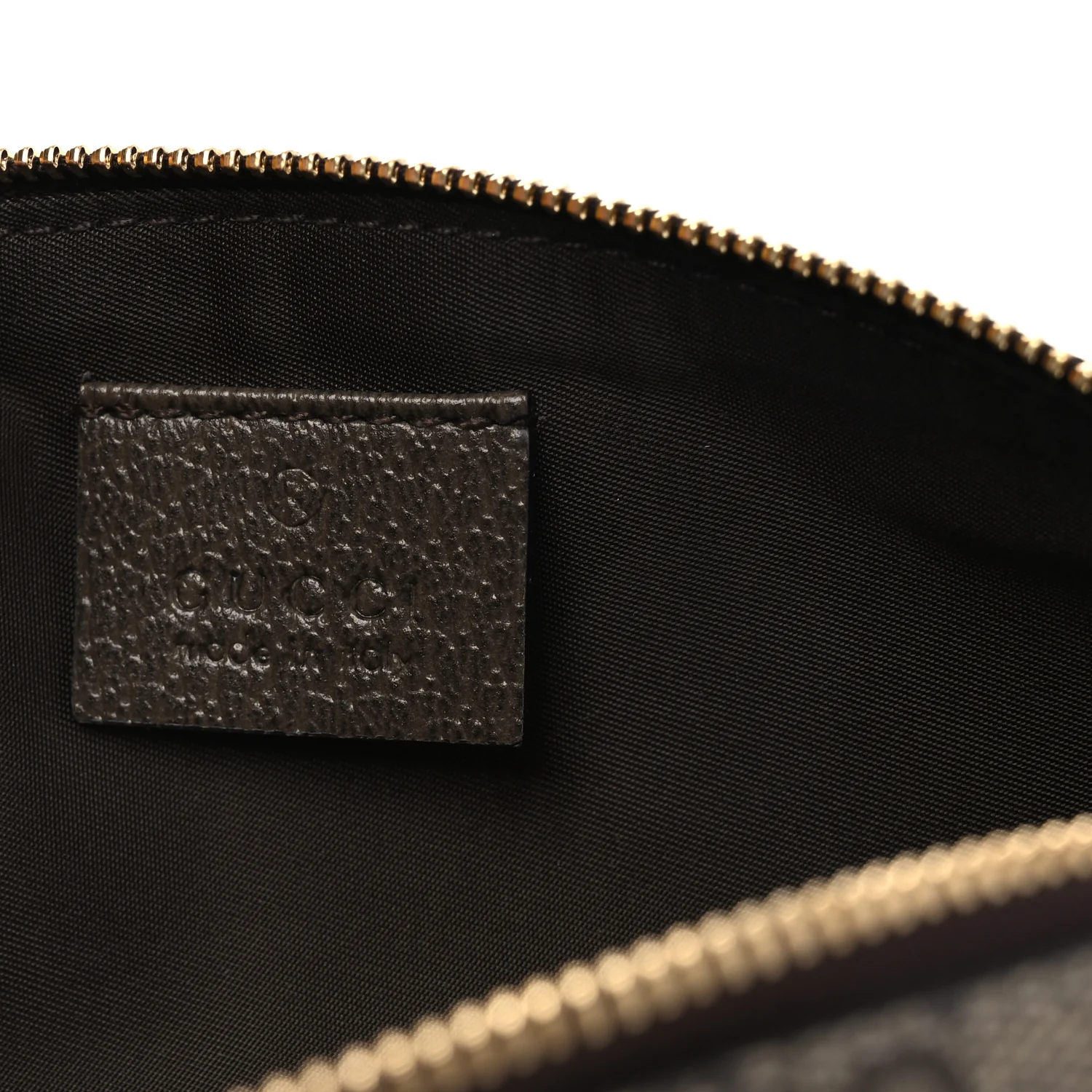 GG Supreme Monogram Cauliflower Pencil Case Beige Ebony - Image 11