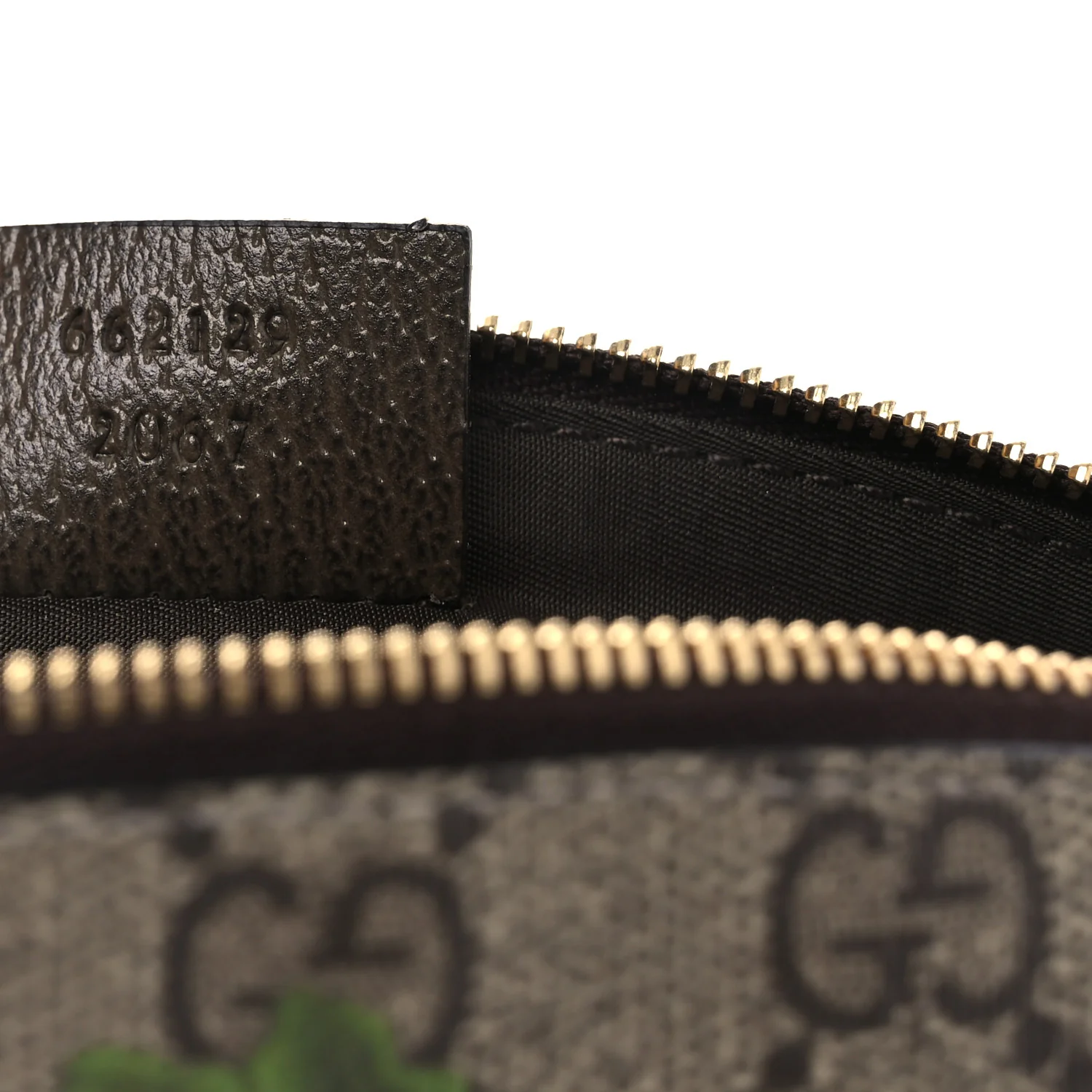 GG Supreme Monogram Cauliflower Pencil Case Beige Ebony - Image 14