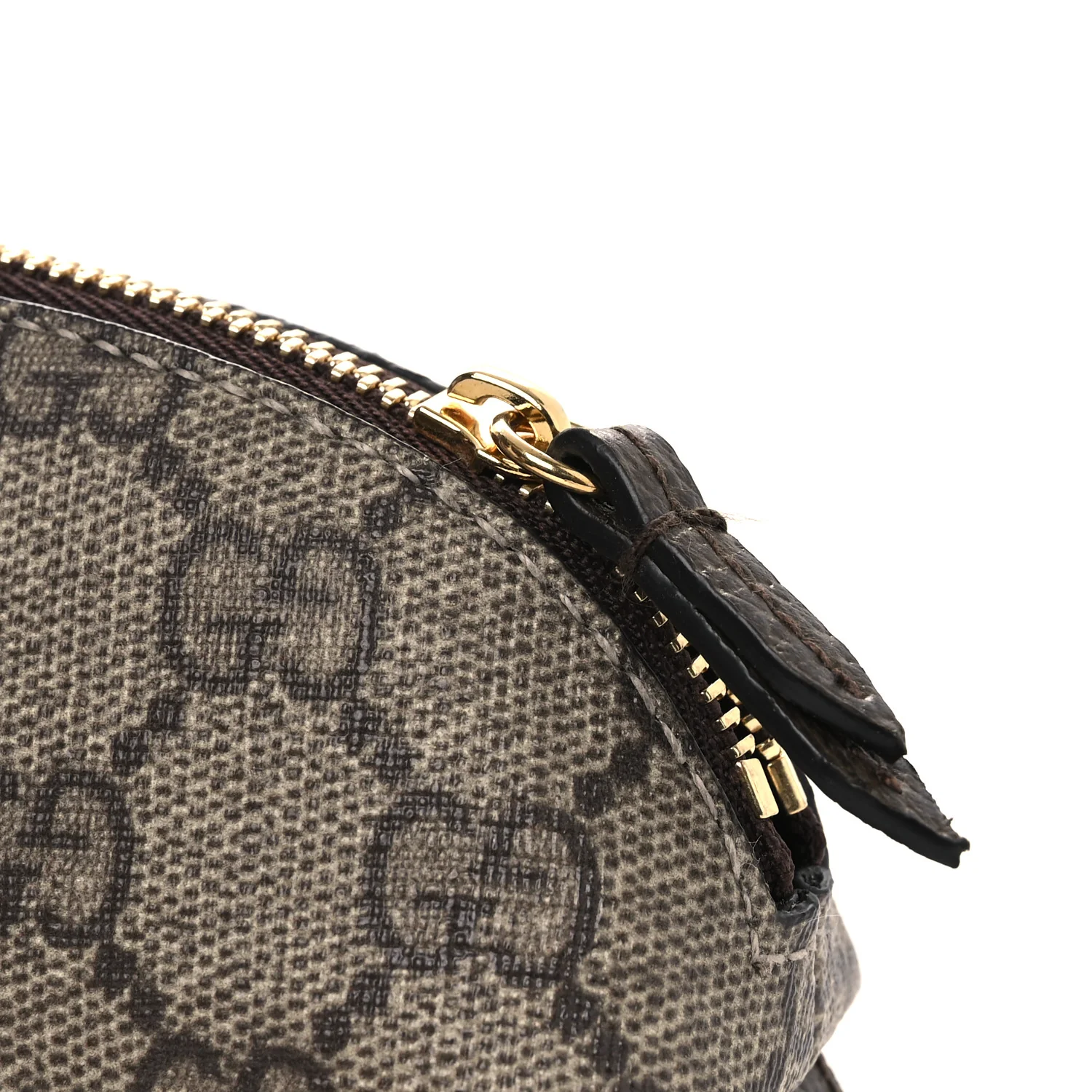 GG Supreme Monogram Cauliflower Pencil Case Beige Ebony - Image 16