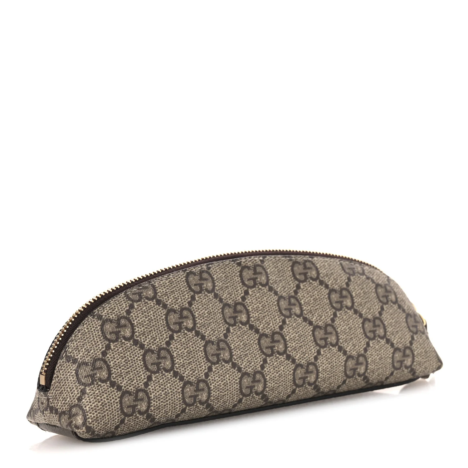 GG Supreme Monogram Cauliflower Pencil Case Beige Ebony - Image 6