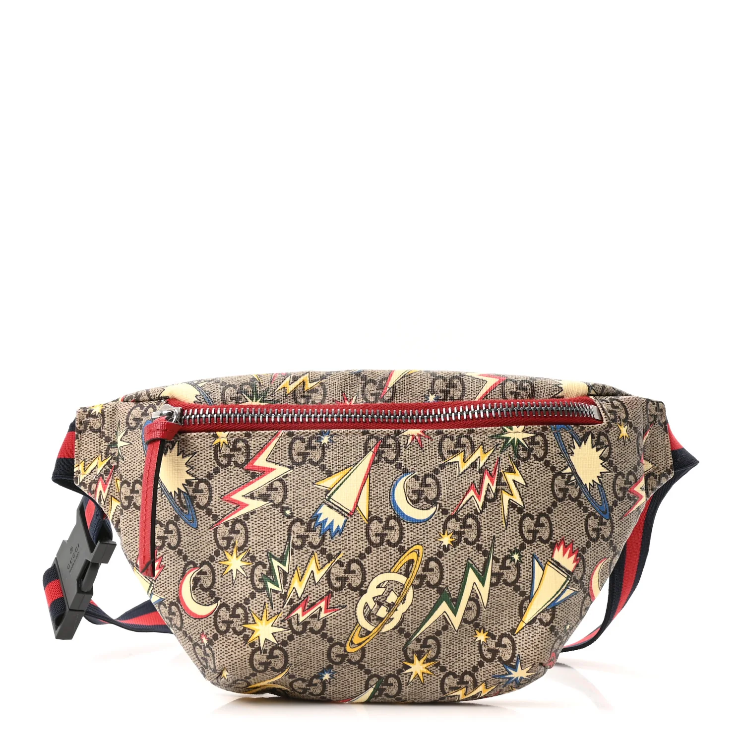 GG Supreme Monogram Childrens Space Print Belt Bag Multicolor