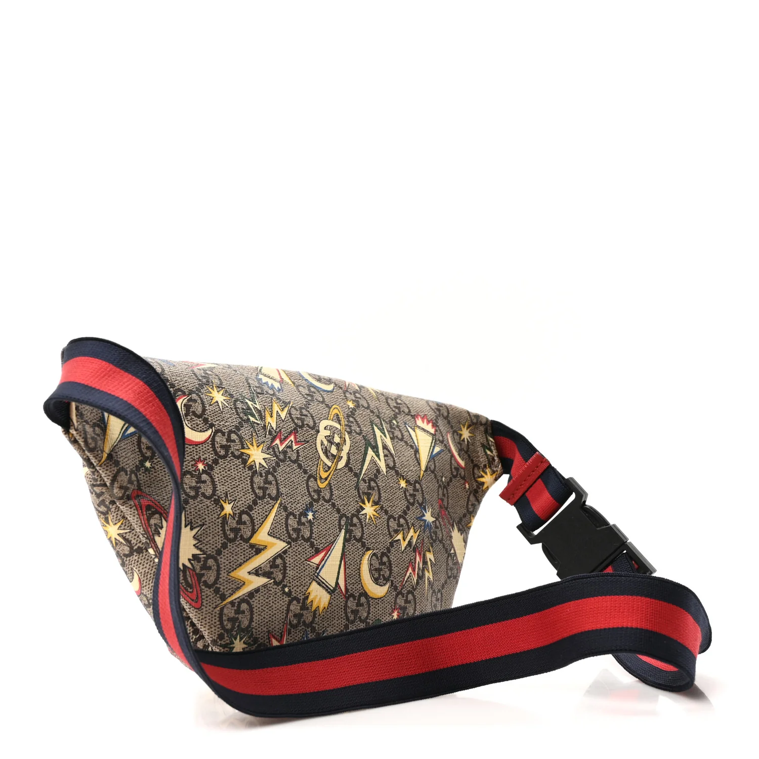 GG Supreme Monogram Childrens Space Print Belt Bag Multicolor - Image 3