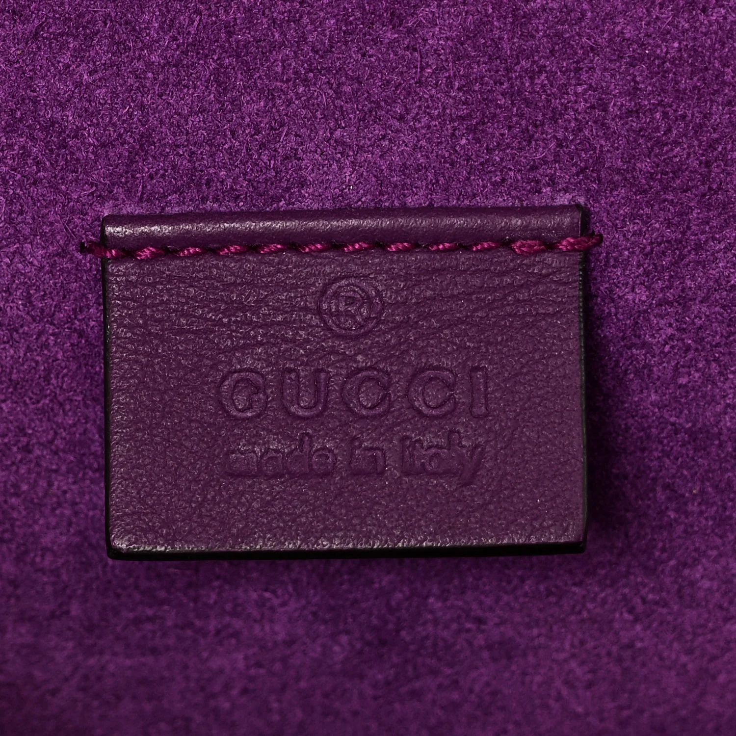 GG Supreme Monogram Embroidered Small Dionysus Shoulder Bag Purple - Image 6