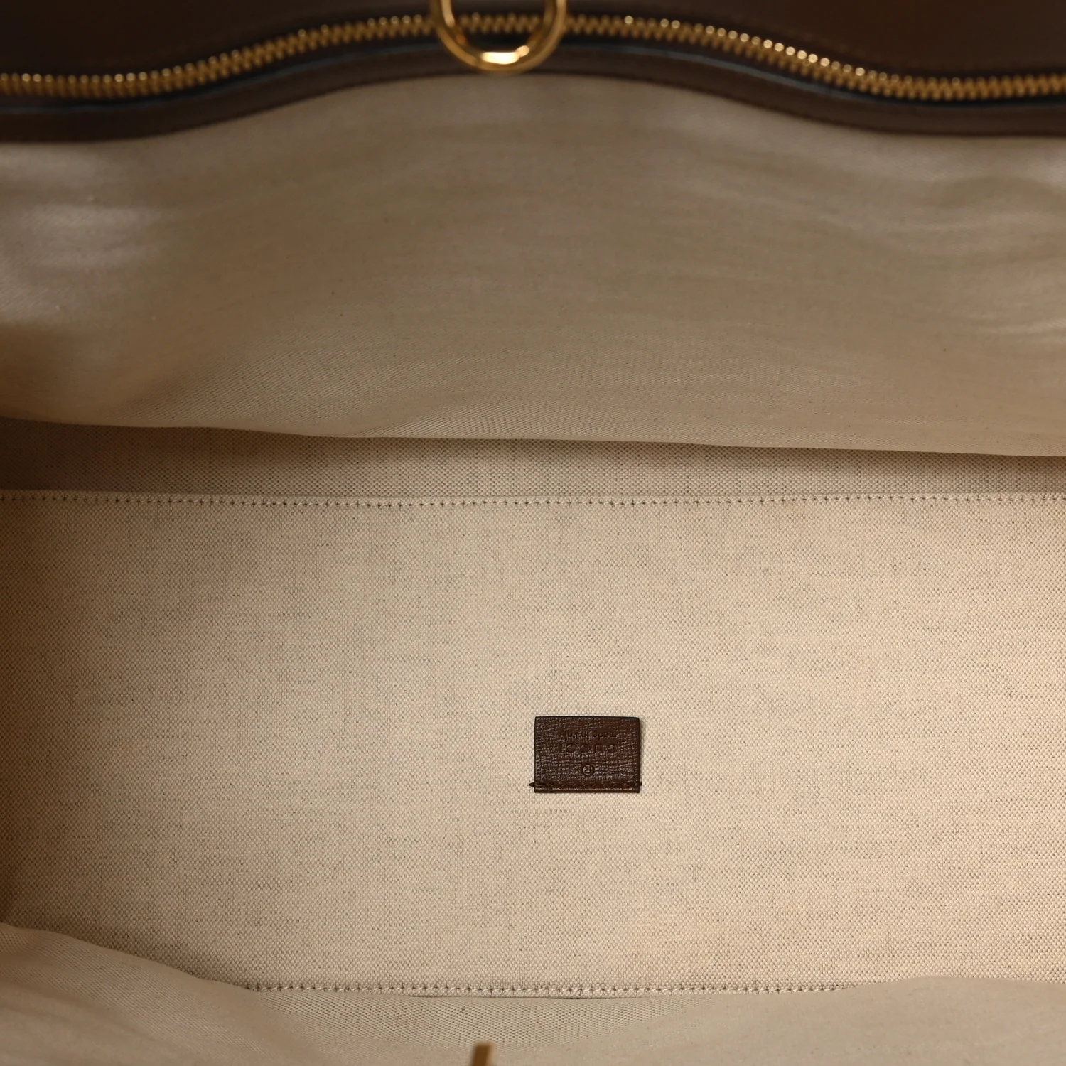 GG Supreme Monogram Fake/Not Large Retro Interlocking G Tote Bag Beige Brown Sugar - Image 5