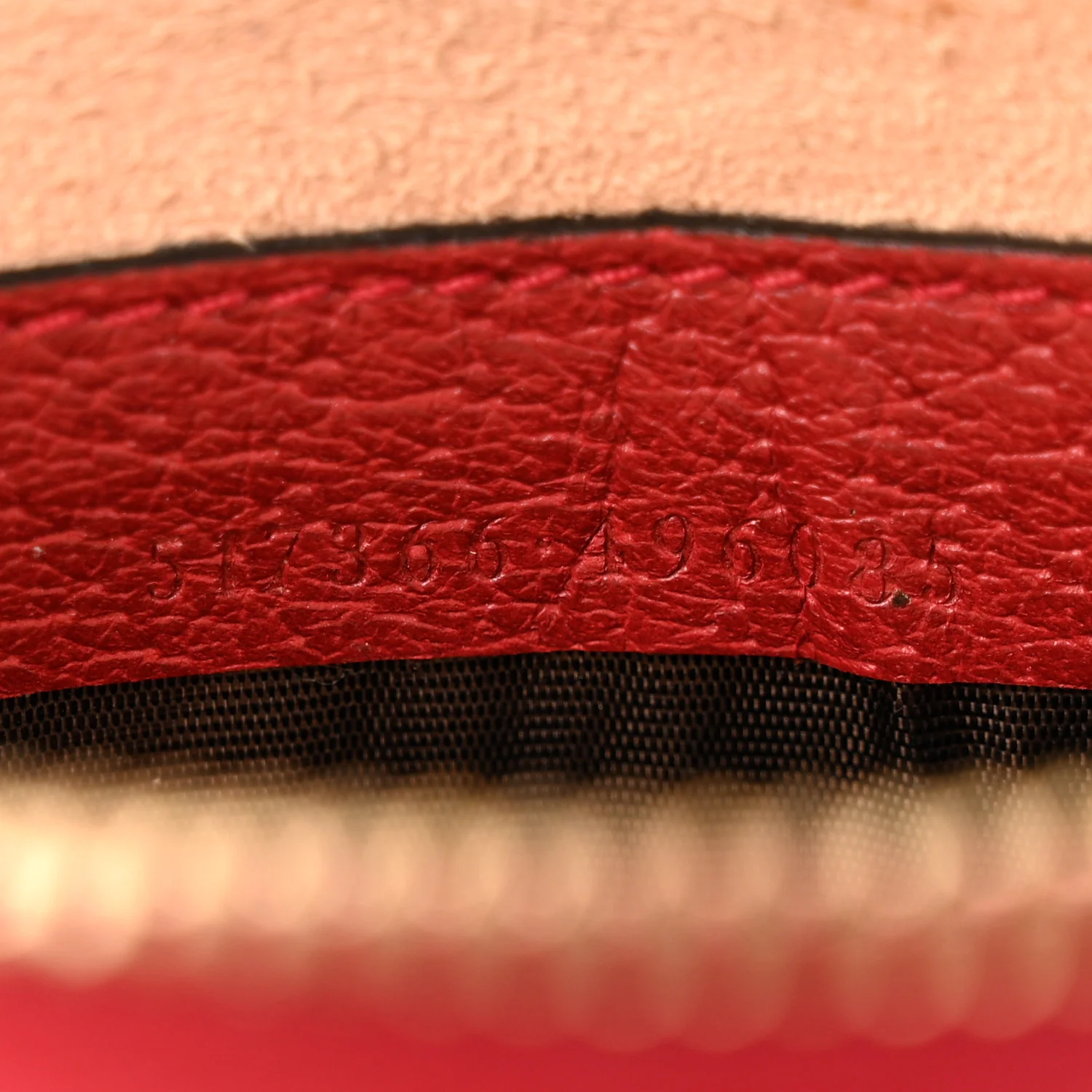 GG Supreme Monogram Flora Web Ophidia Wristlet Bag Red - Image 7