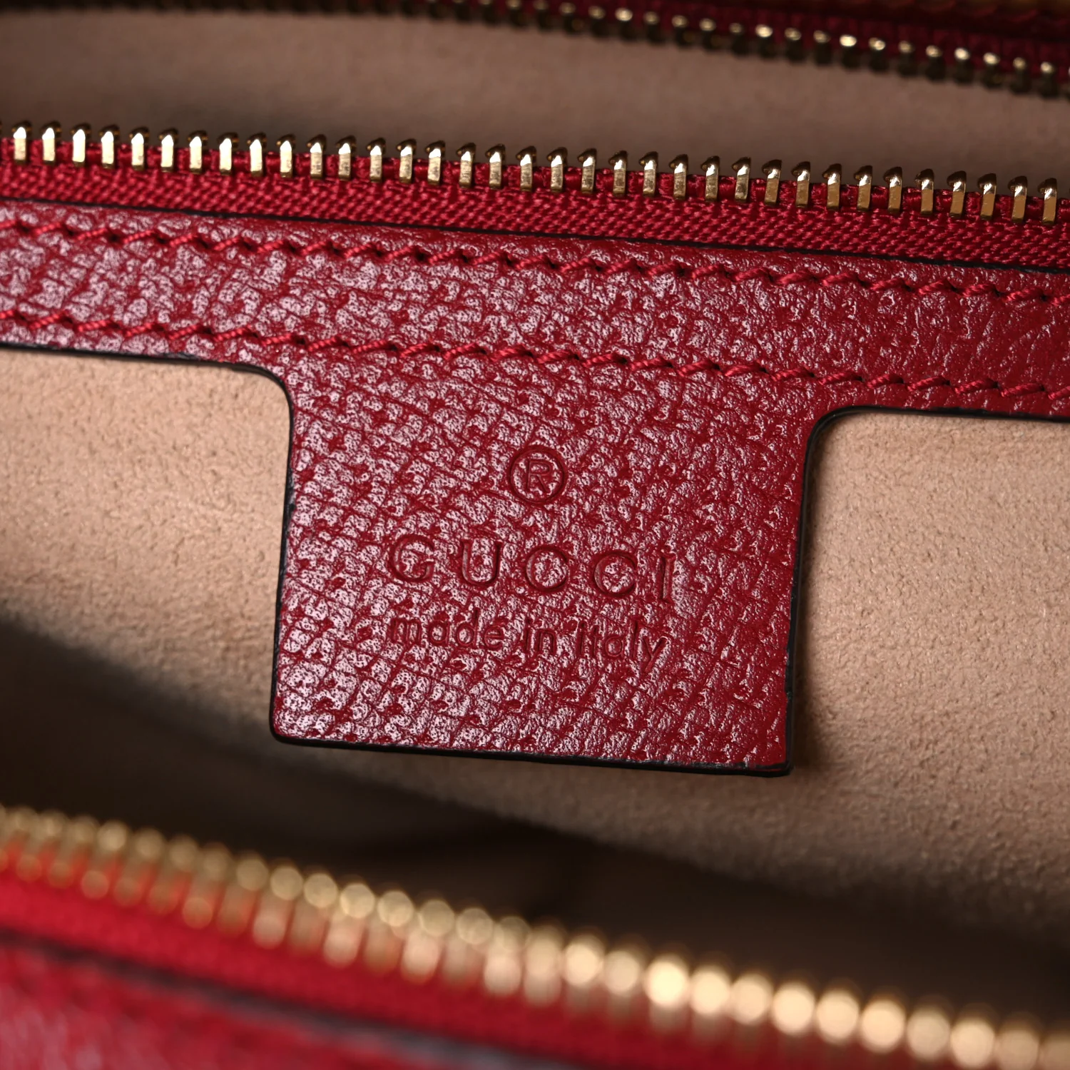 GG Supreme Monogram Flora Web Small Ophidia Top Handle Shoulder Bag Hibiscus Red - Image 6