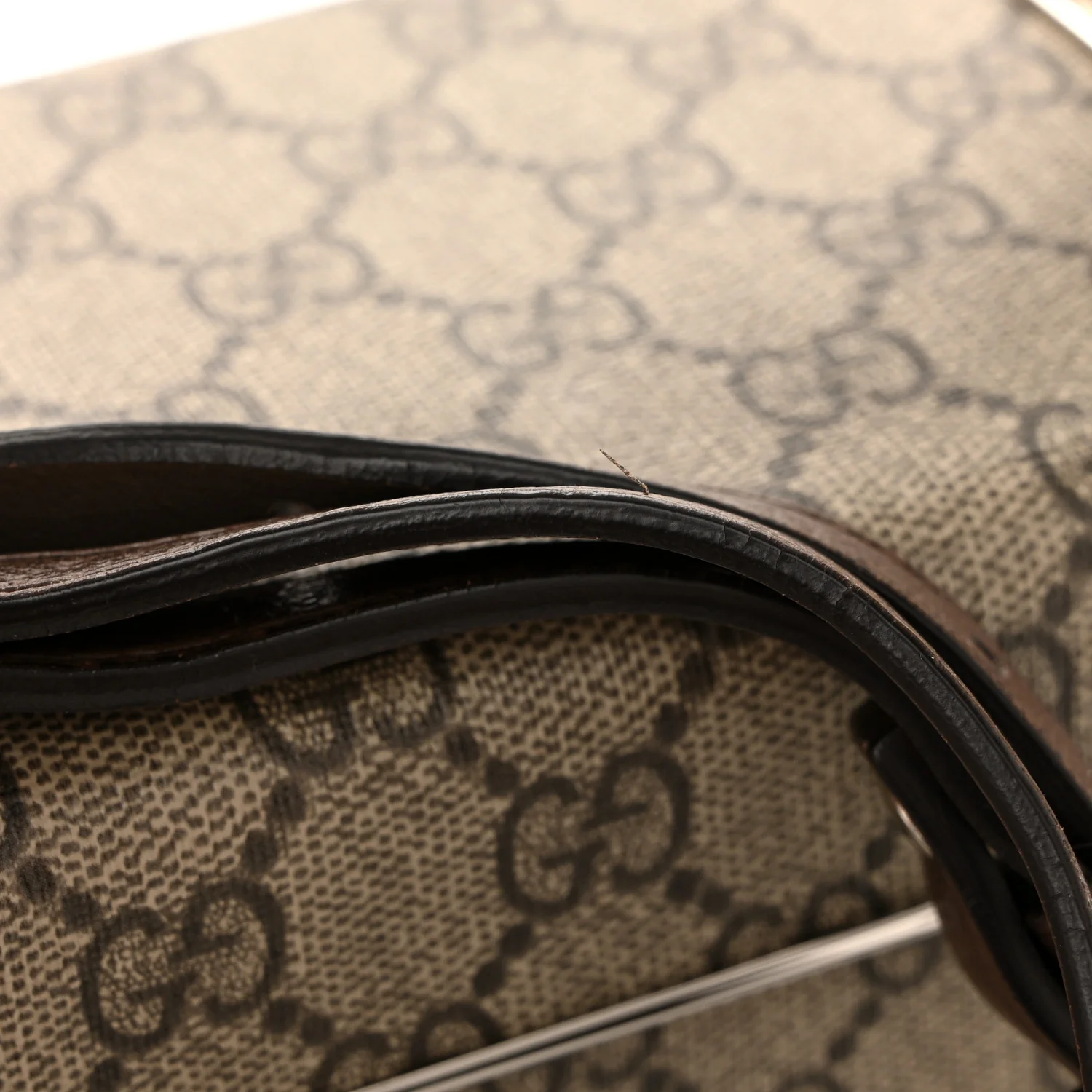 GG Supreme Monogram Globe-Trotter Beauty Case Brown - Image 13
