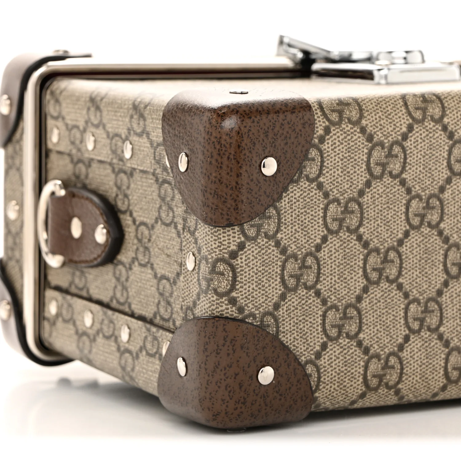 GG Supreme Monogram Globe-Trotter Beauty Case Brown - Image 9