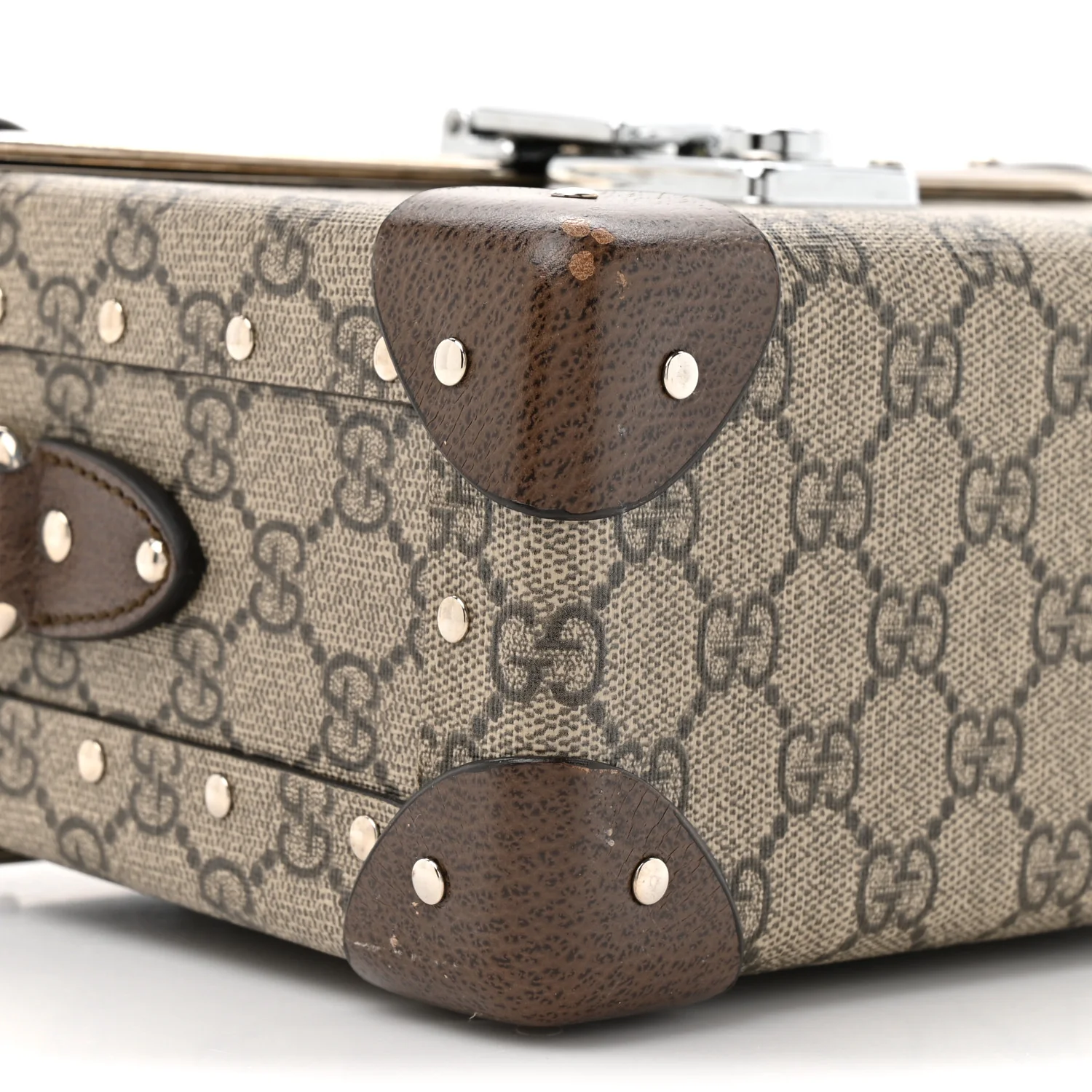 GG Supreme Monogram Globe-Trotter Beauty Case Brown - Image 10