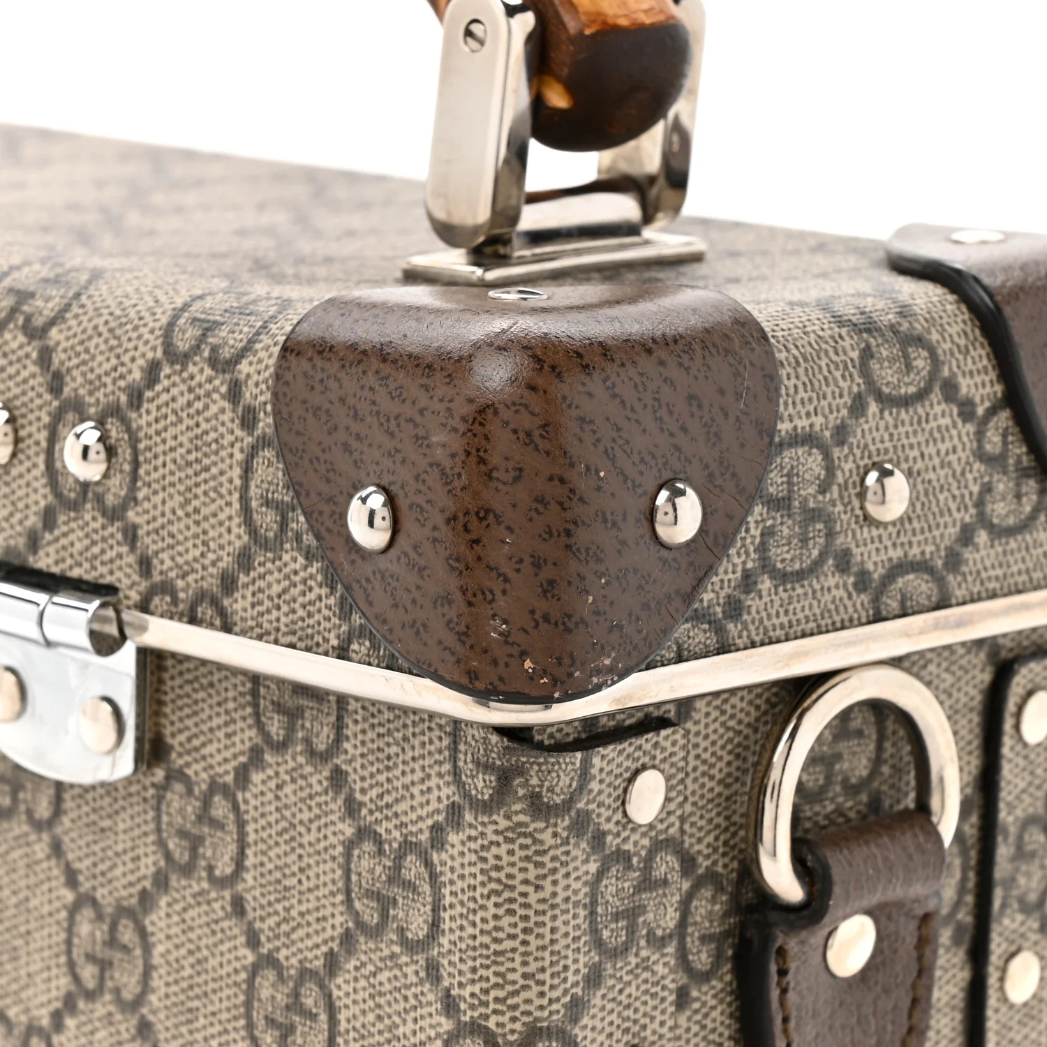 GG Supreme Monogram Globe-Trotter Beauty Case Brown - Image 14