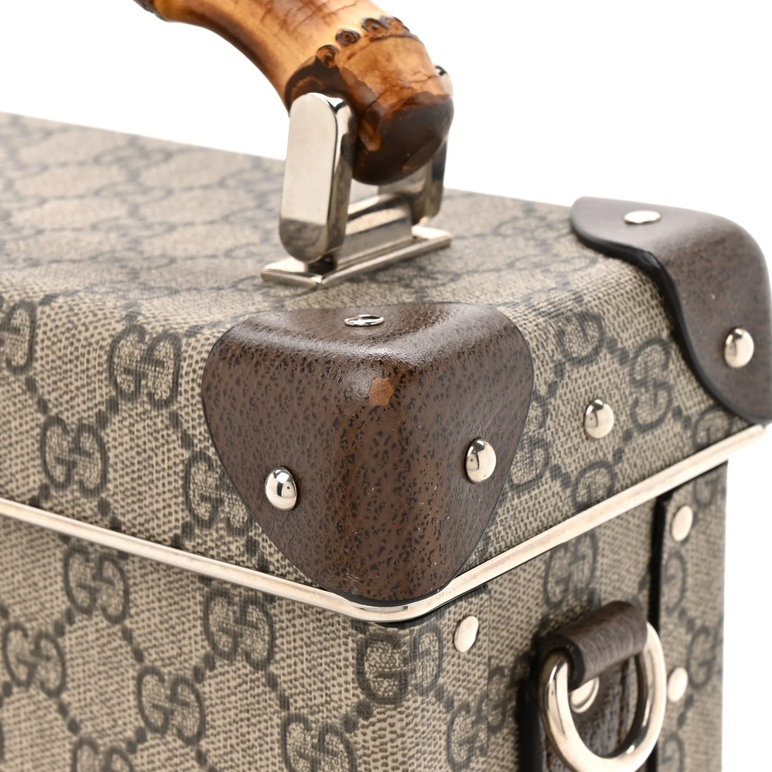 GG Supreme Monogram Globe-Trotter Beauty Case Brown - Image 15