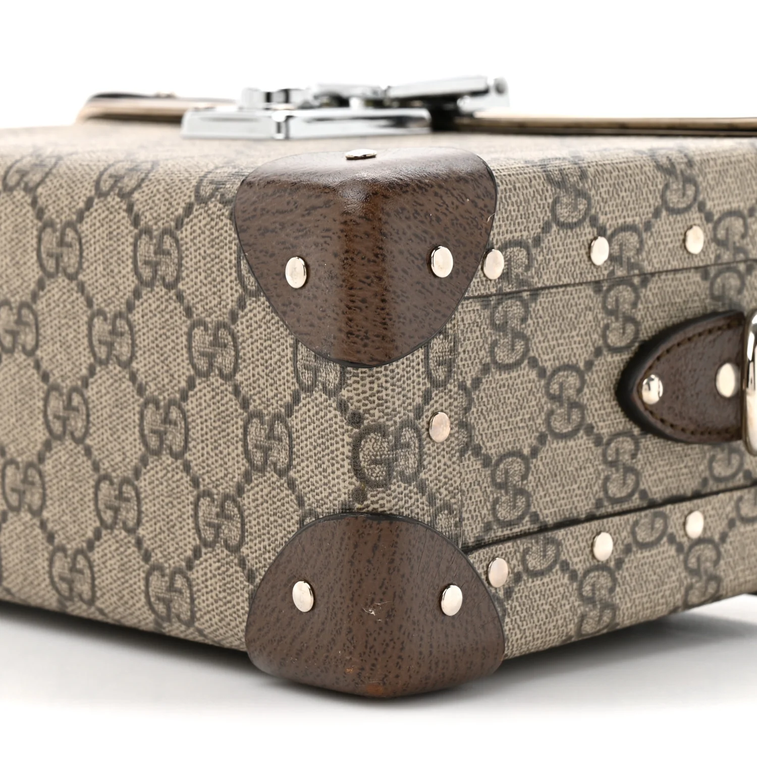 GG Supreme Monogram Globe-Trotter Beauty Case Brown - Image 9