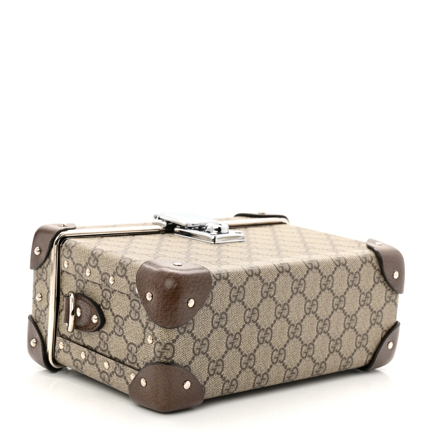 GG Supreme Monogram Globe-Trotter Beauty Case Brown - Image 4