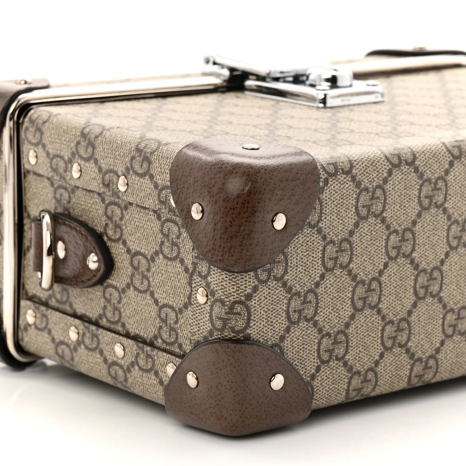 GG Supreme Monogram Globe-Trotter Beauty Case Brown - Image 9