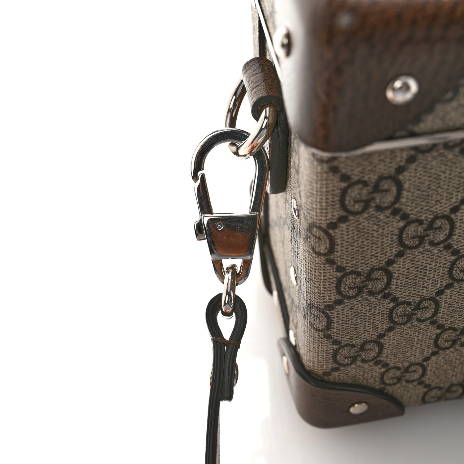 GG Supreme Monogram Globe-Trotter Beauty Case Brown - Image 13