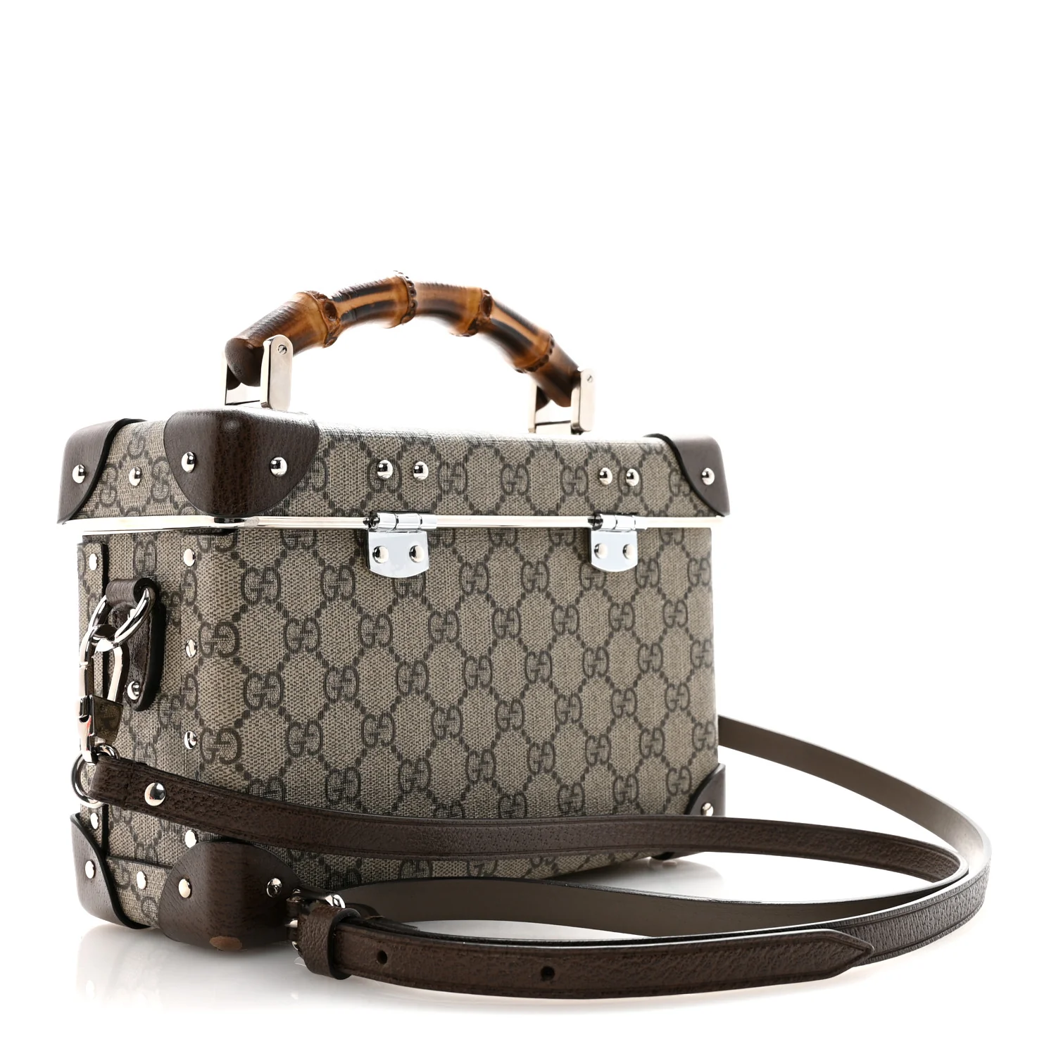 GG Supreme Monogram Globe-Trotter Beauty Case Brown - Image 3