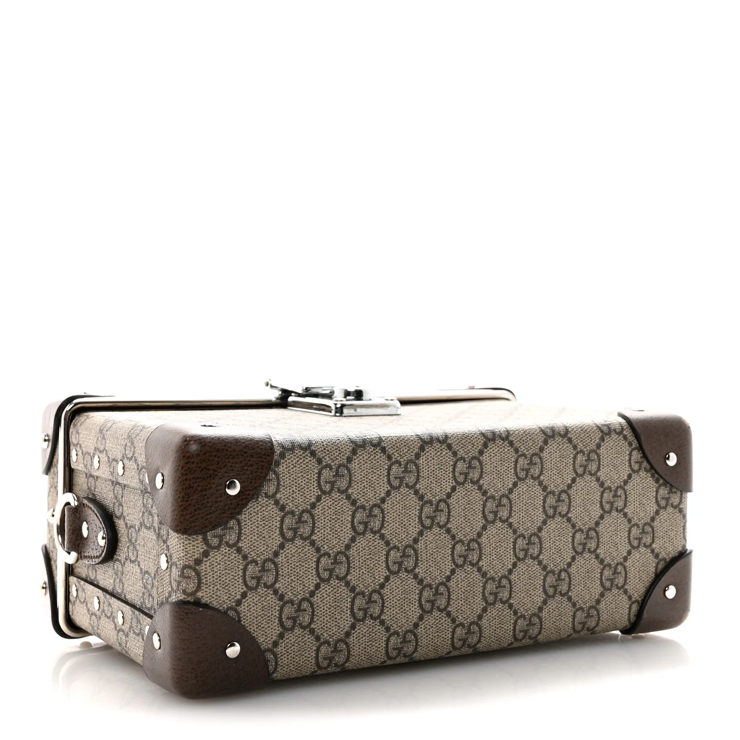 GG Supreme Monogram Globe-Trotter Beauty Case Brown - Image 4