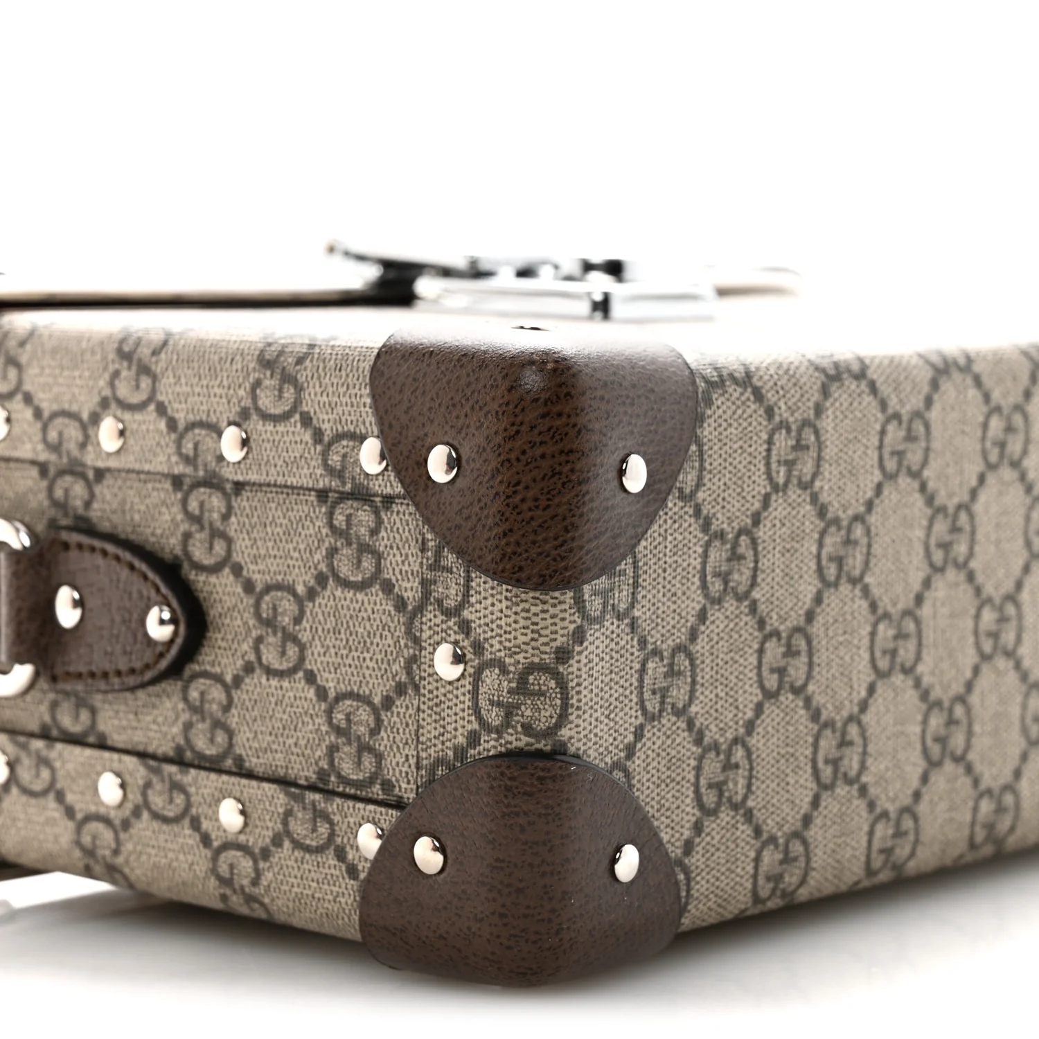 GG Supreme Monogram Globe-Trotter Beauty Case Brown - Image 9