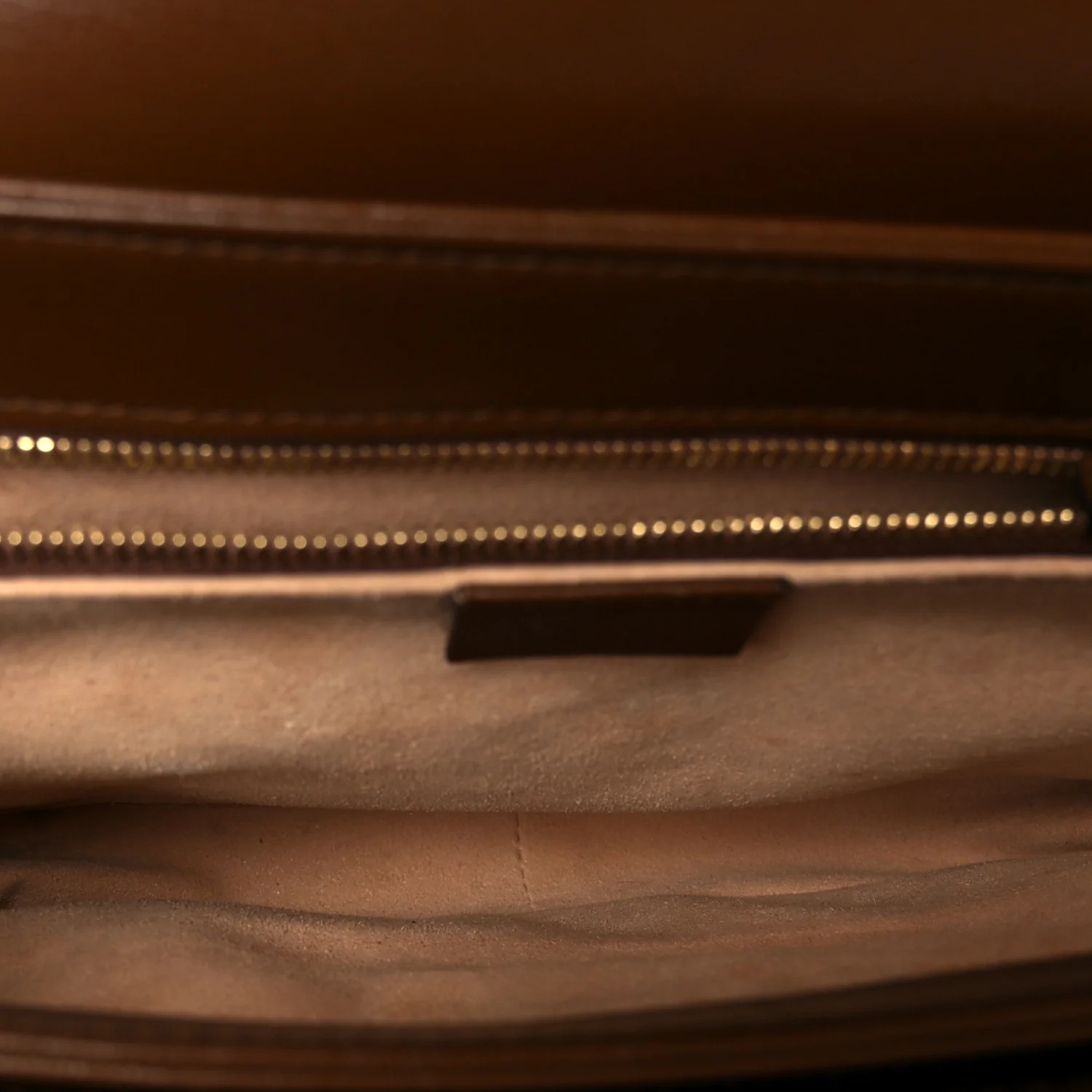 GG Supreme Monogram Horsebit 1955 Shoulder Bag Beige Brown Sugar - Image 5