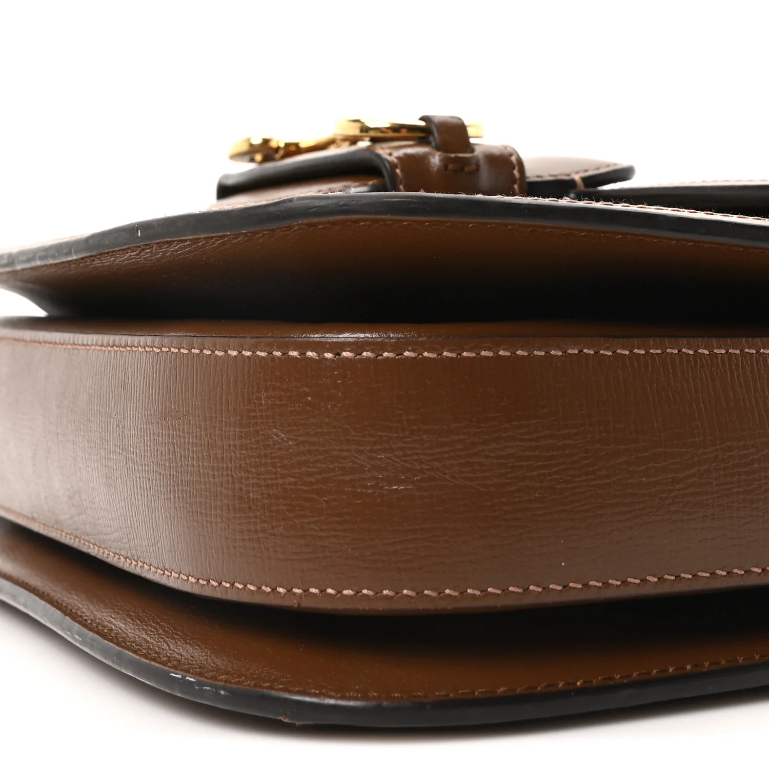 GG Supreme Monogram Horsebit 1955 Shoulder Bag Beige Brown Sugar - Image 10