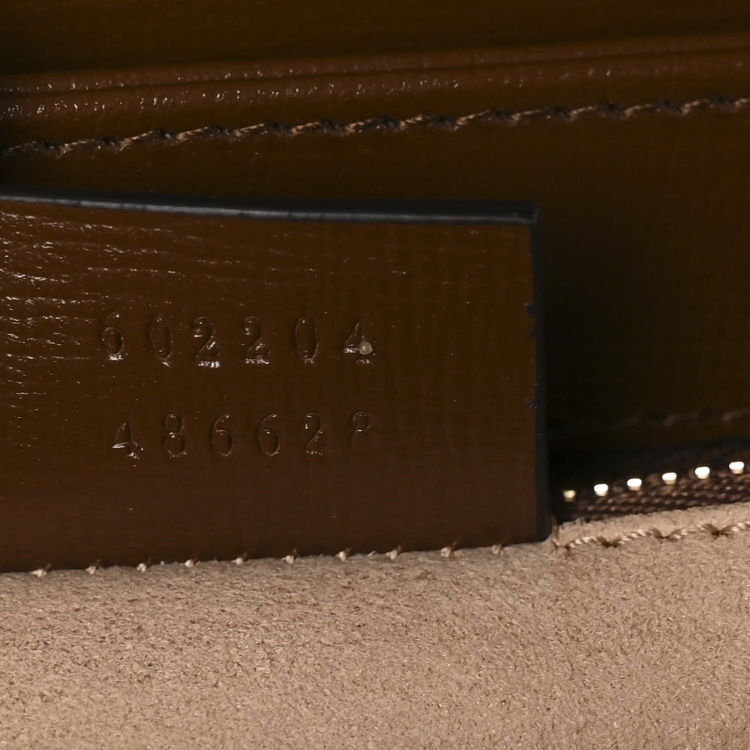 GG Supreme Monogram Horsebit 1955 Shoulder Bag Beige Brown Sugar - Image 12