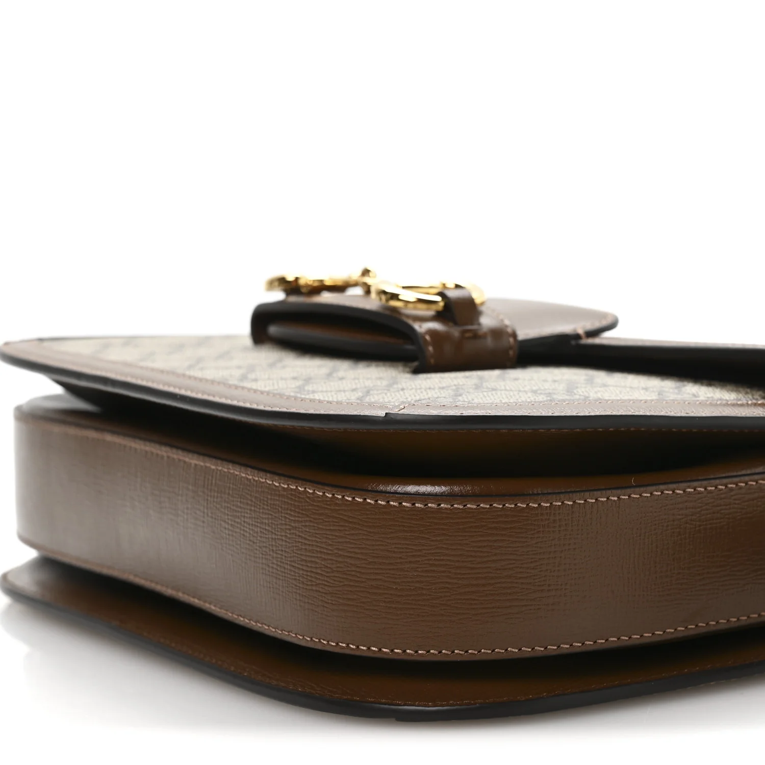 GG Supreme Monogram Horsebit 1955 Shoulder Bag Beige Brown Sugar - Image 19
