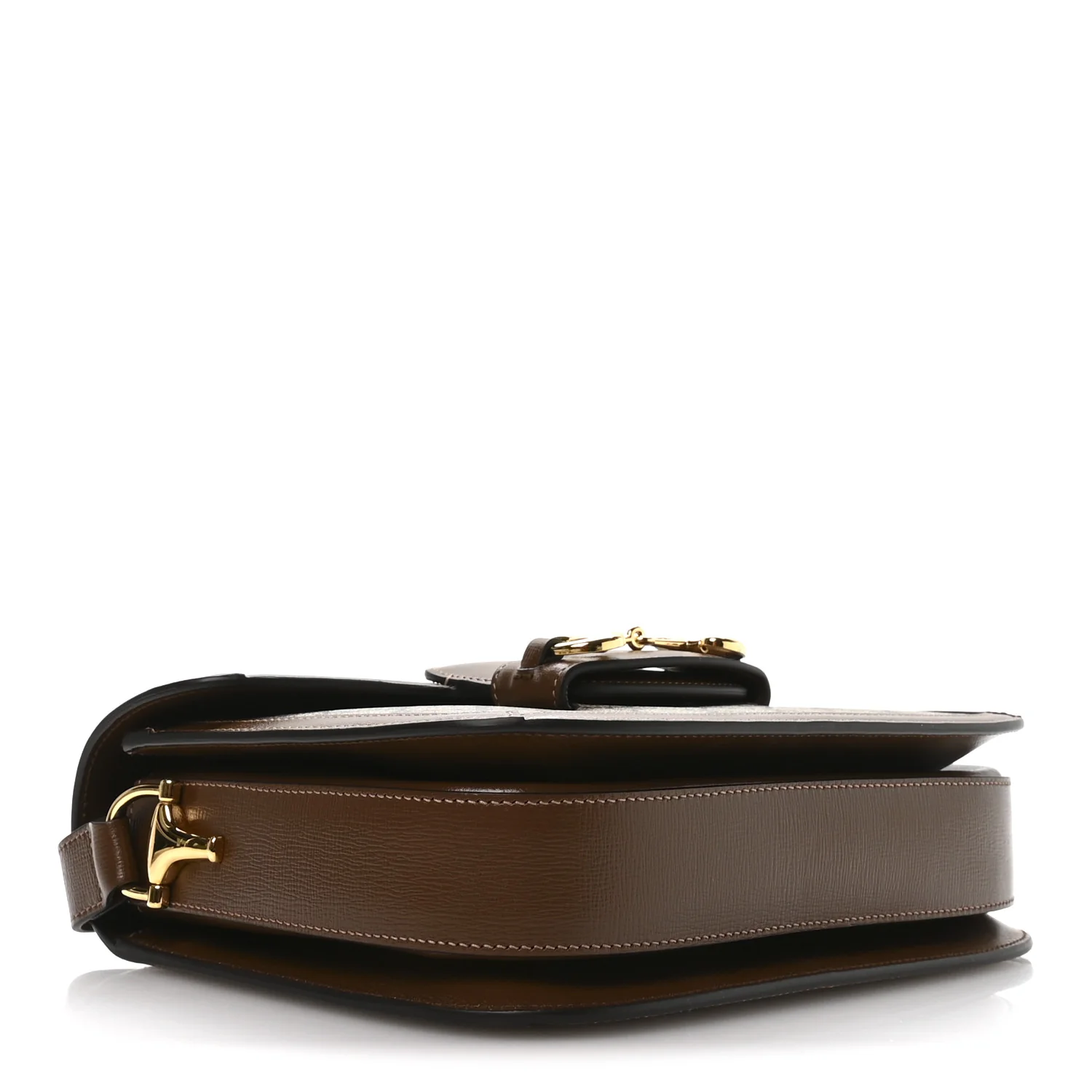 GG Supreme Monogram Horsebit 1955 Shoulder Bag Beige Brown Sugar - Image 7