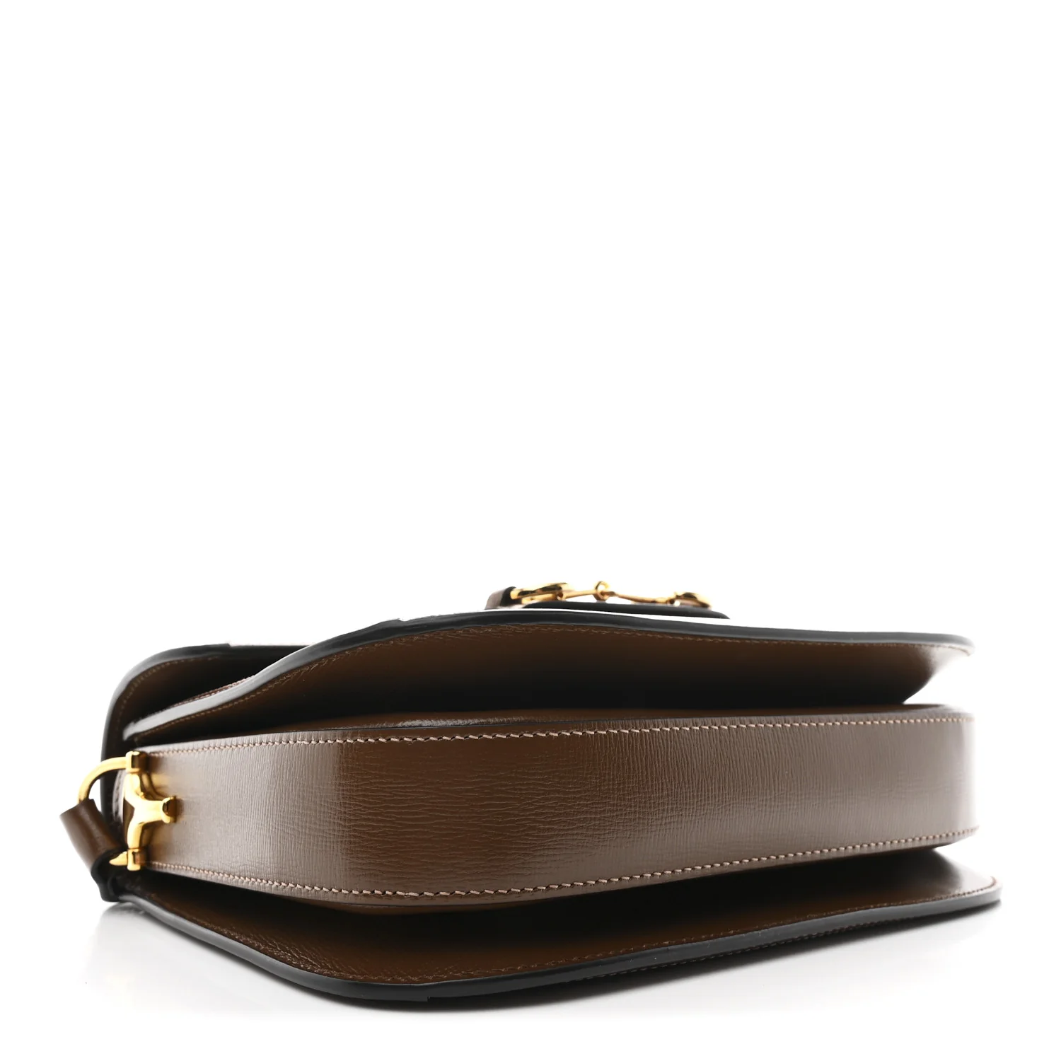 GG Supreme Monogram Horsebit 1955 Shoulder Bag Beige Brown Sugar - Image 4