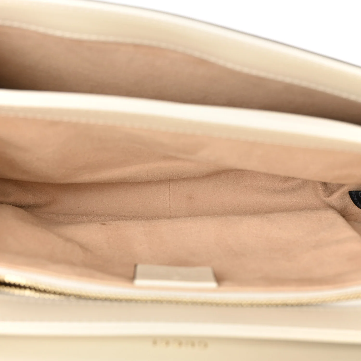 GG Supreme Monogram Horsebit 1955 Shoulder Bag Beige Mystic White - Image 5