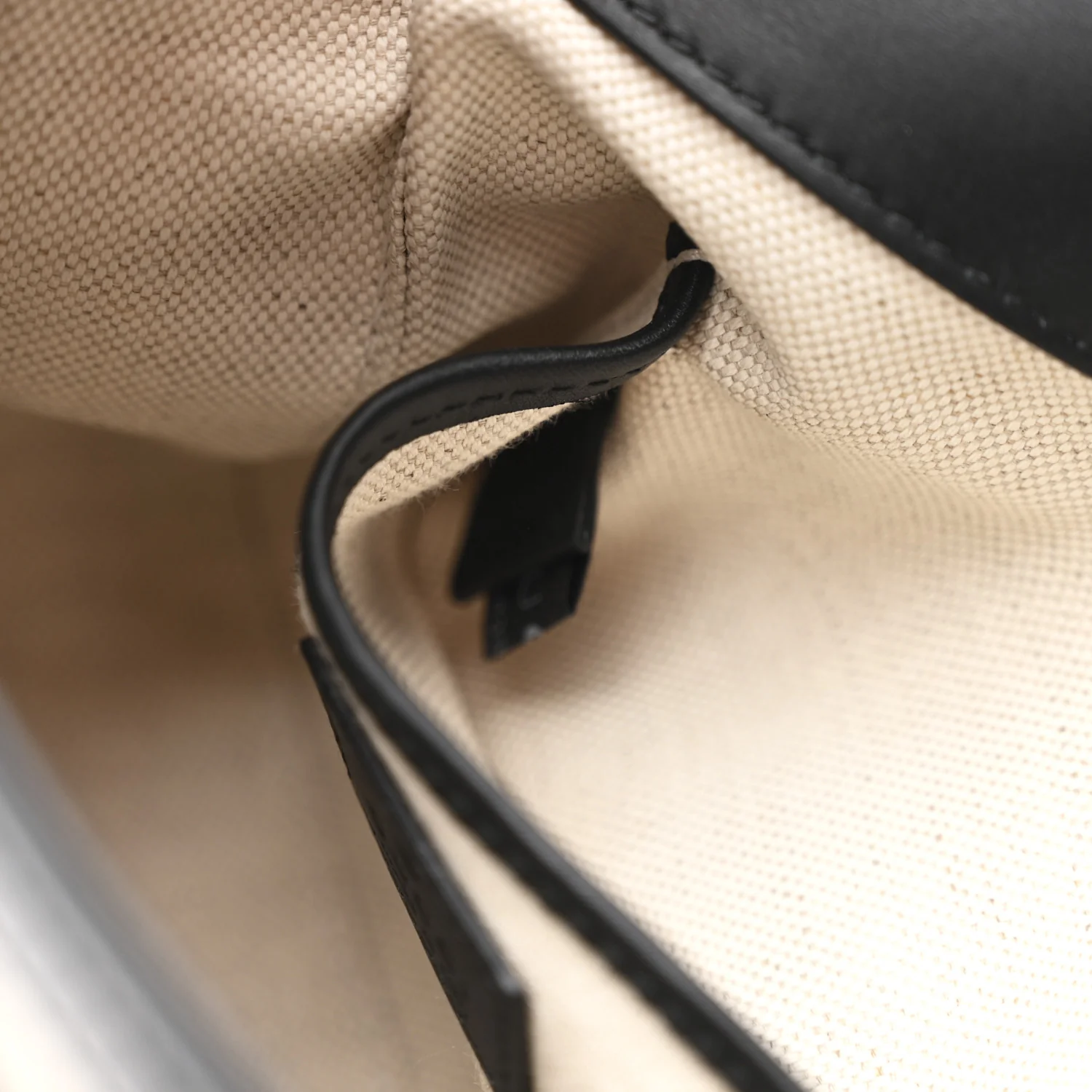 GG Supreme Monogram Horsebit 1955 Soft Small Shoulder Bag Beige Black - Image 7