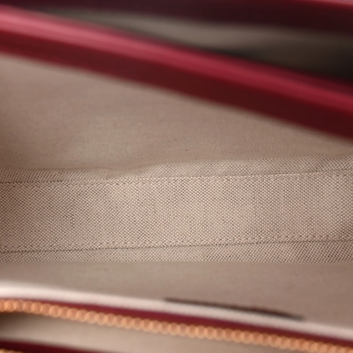 GG Supreme Monogram Horsebit 1955 Soft Small Shoulder Bag Beige Ebony Rosso Ancora - Image 5