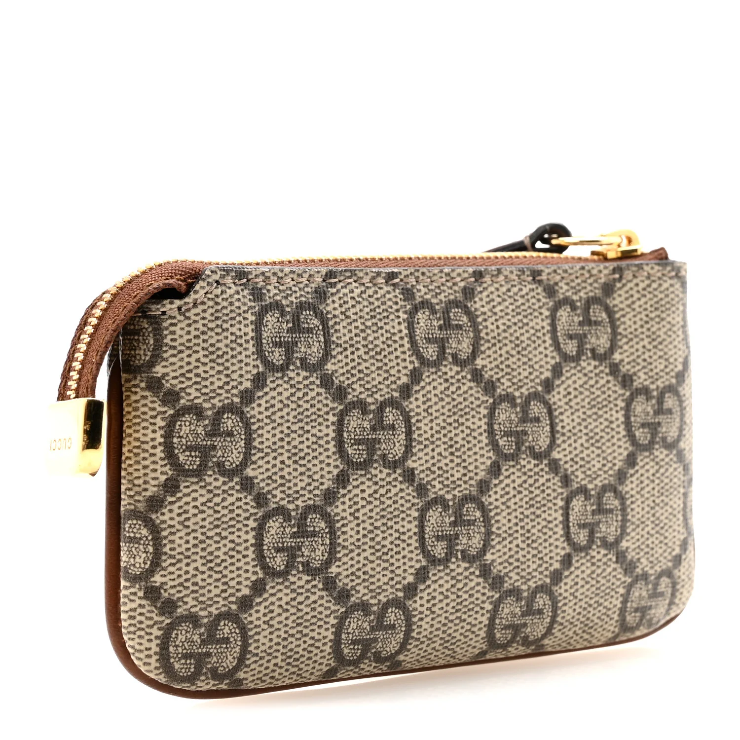 GG Supreme Monogram Key Case Beige Ebony Cuir - Image 3