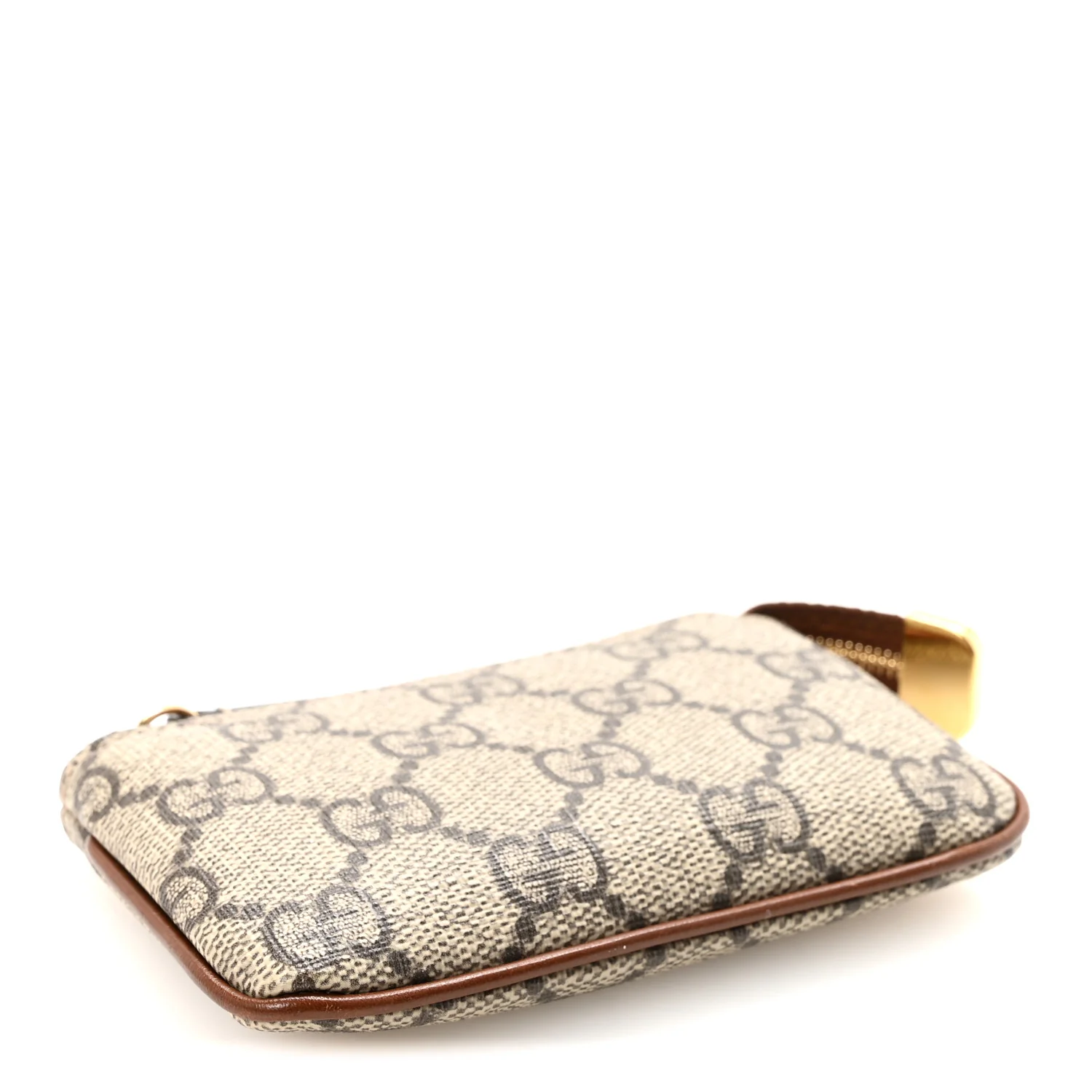 GG Supreme Monogram Key Case Beige Ebony Cuir - Image 4