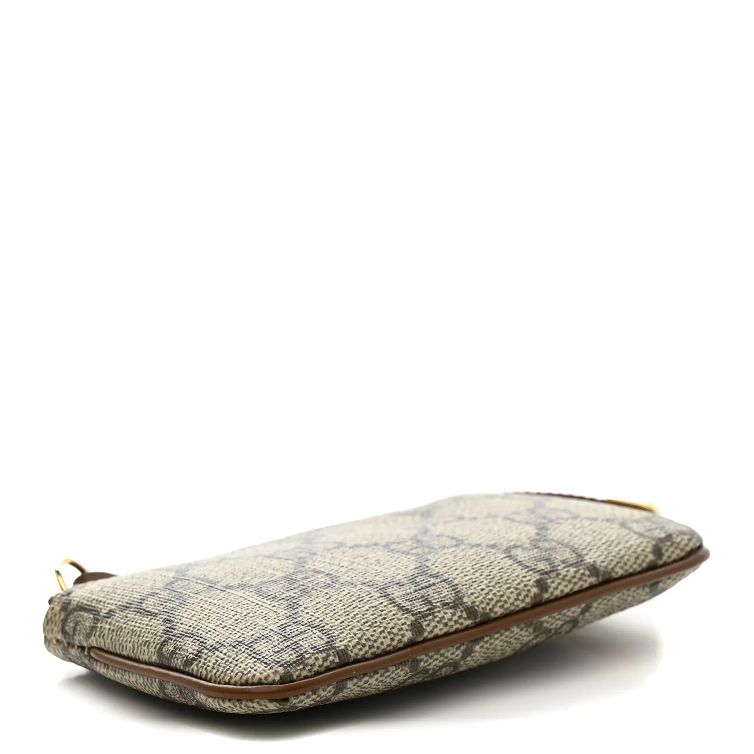 GG Supreme Monogram Key Case Beige Ebony Cuir - Image 4