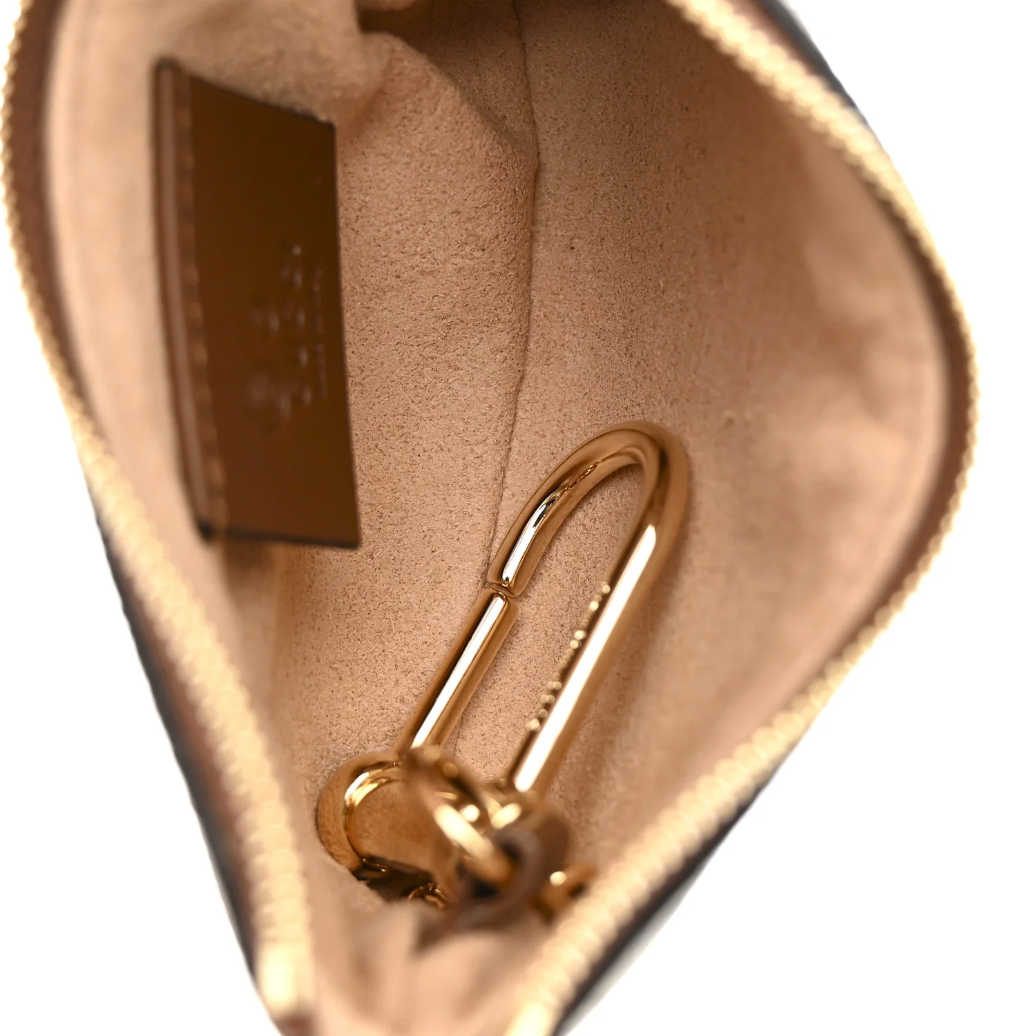 GG Supreme Monogram Key Case Beige Ebony Cuir - Image 5