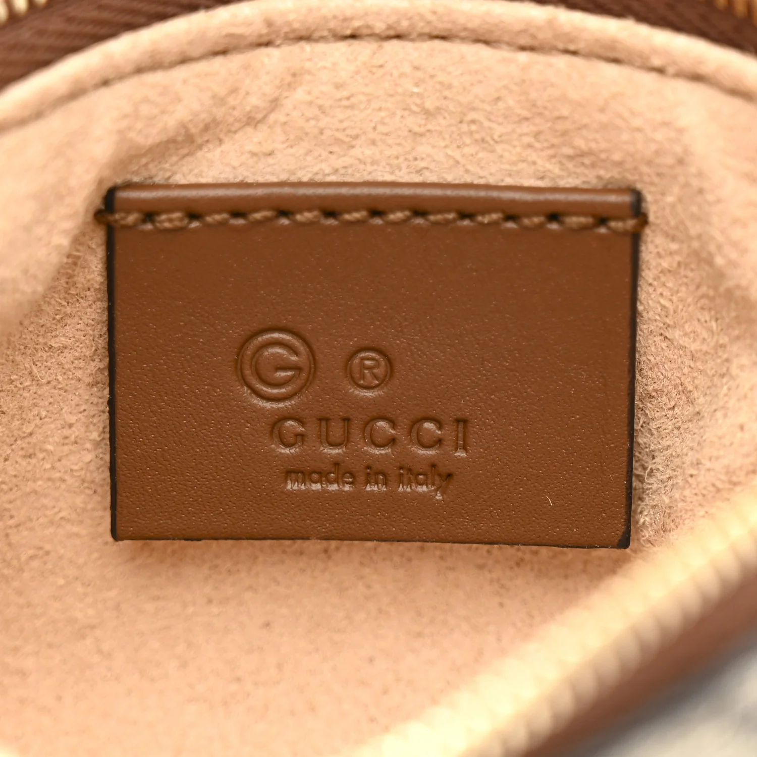 GG Supreme Monogram Key Case Beige Ebony Cuir - Image 6