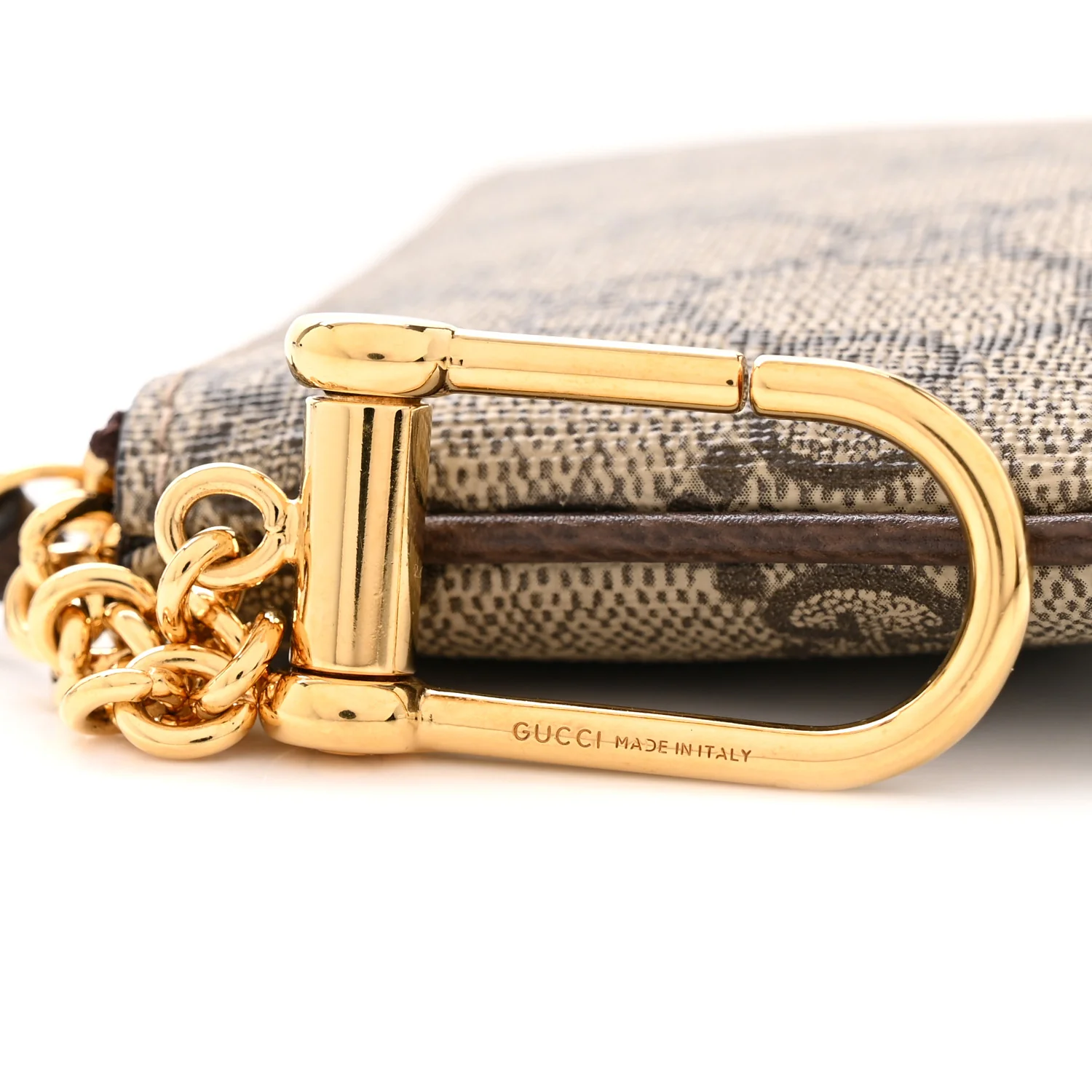 GG Supreme Monogram Key Case Brown - Image 8