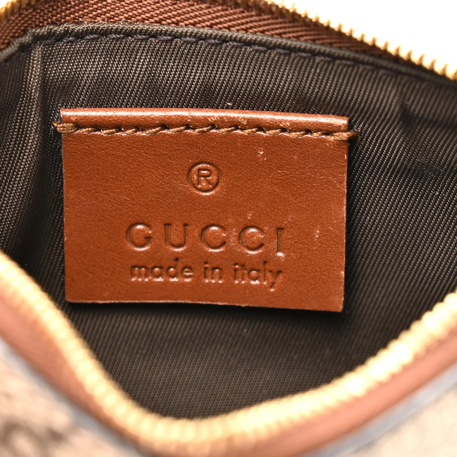 GG Supreme Monogram Key Case Brown - Image 6