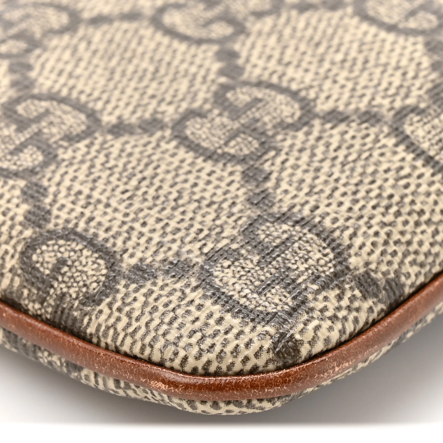 GG Supreme Monogram Key Case Brown - Image 9